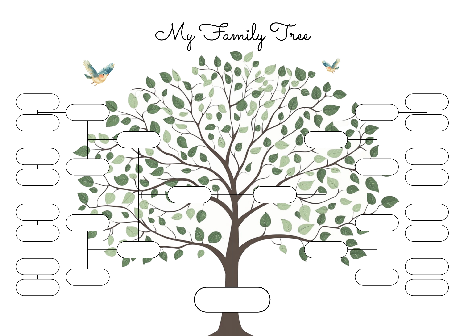 Free Family Tree Templates Printable