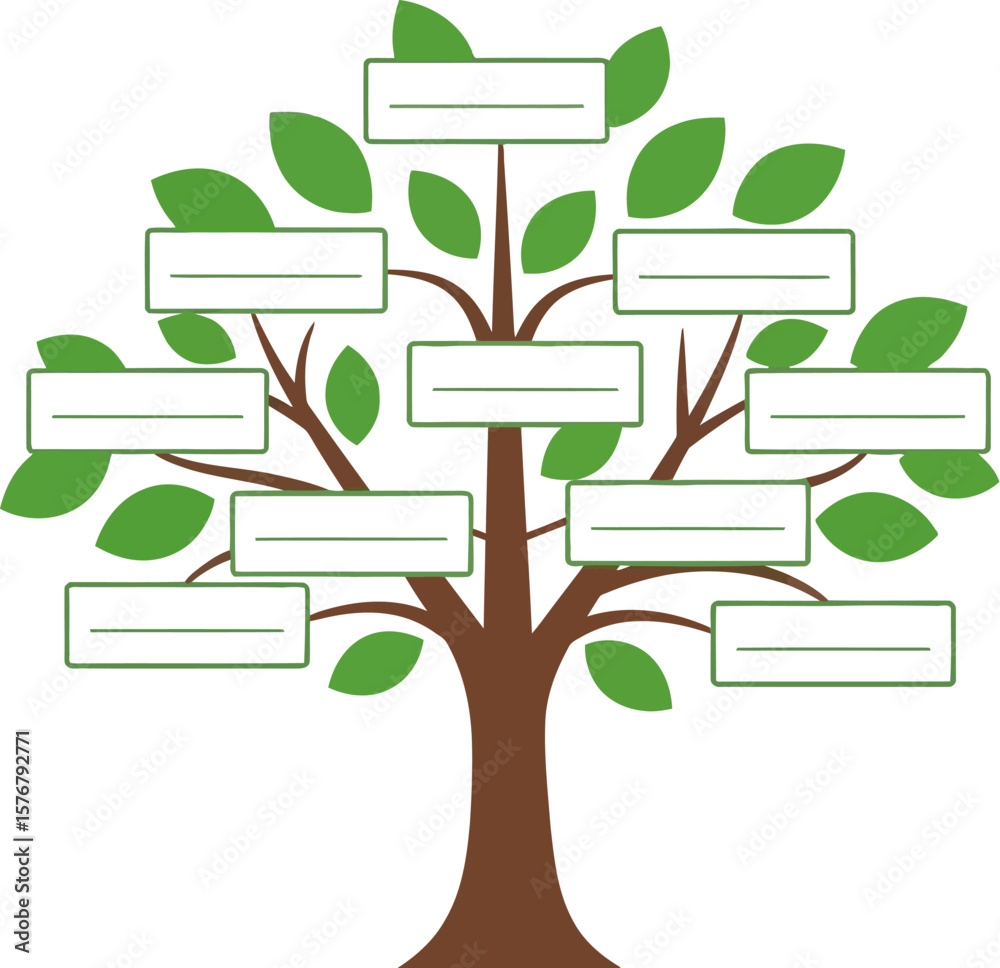 Family Tree Template Printable Blank Genealogy Chart Diagram Ancestor Tree Diagram For Kids Adults Stock Vector Adobe Stock Family Tree Template Printable Blank Genealogy Chart Diagram Ancestor Tree Diagram For Kids Adults Stock Vector Adobe Stock