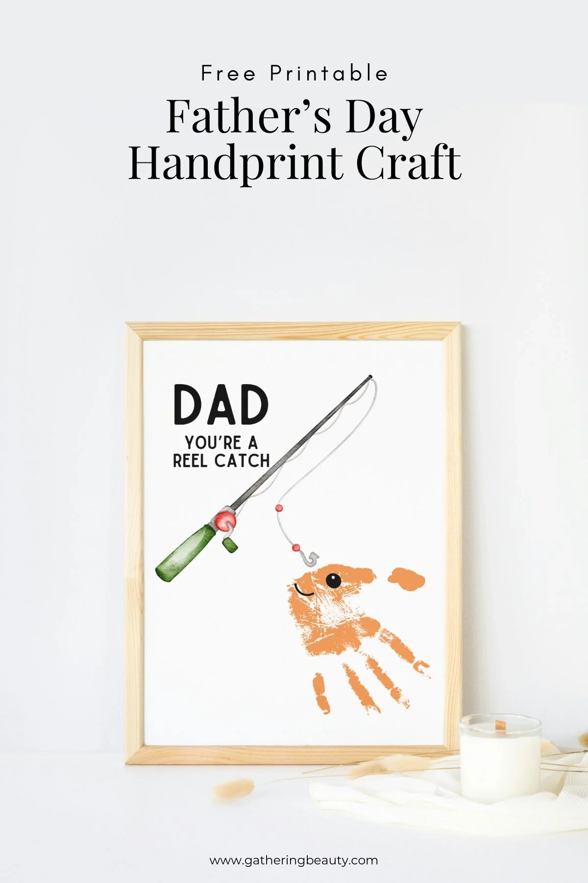 Father s Day Handprint Art Craft Gathering Beauty Father s Day Handprint Art Craft Gathering Beauty