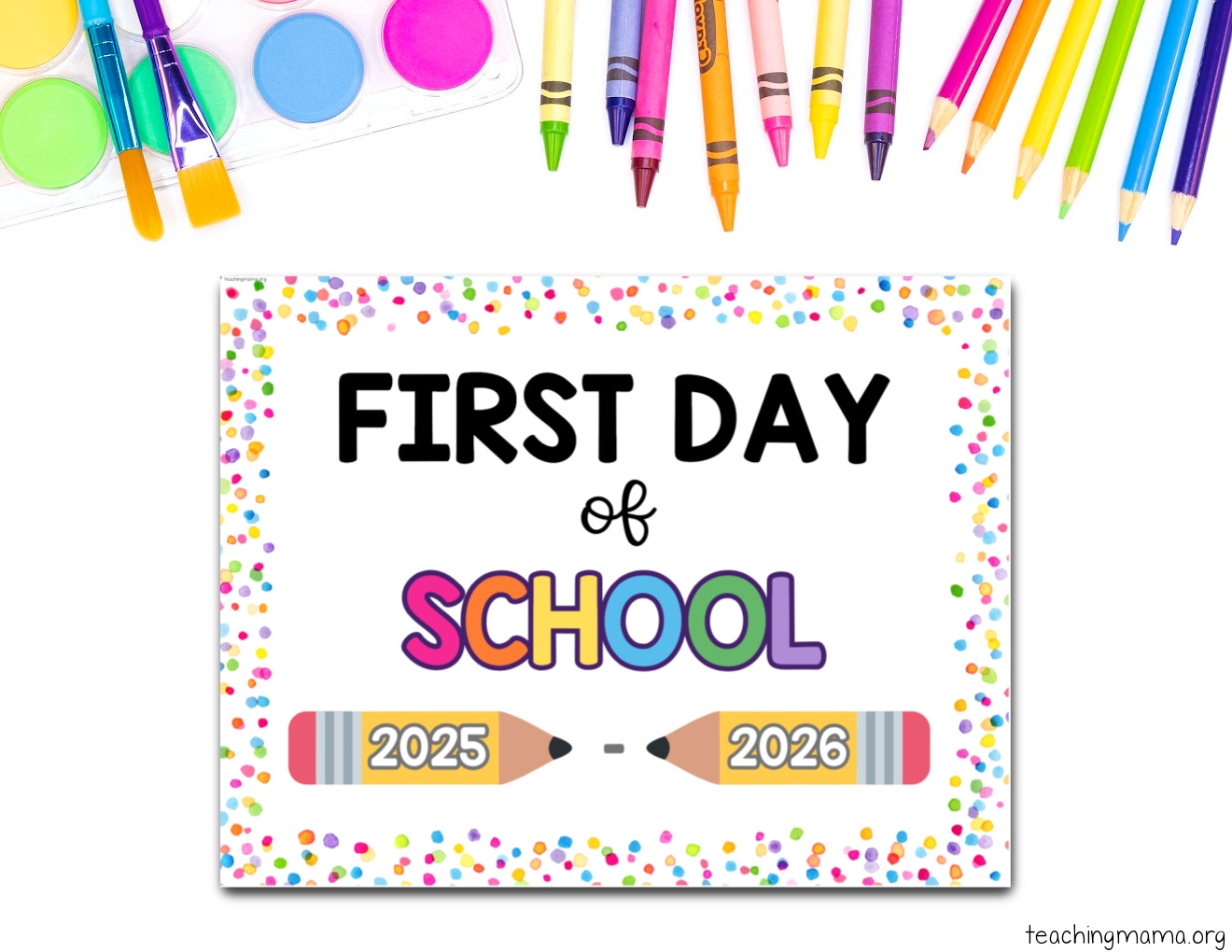First Day Of School Template Printable First Day Of School Template Printable