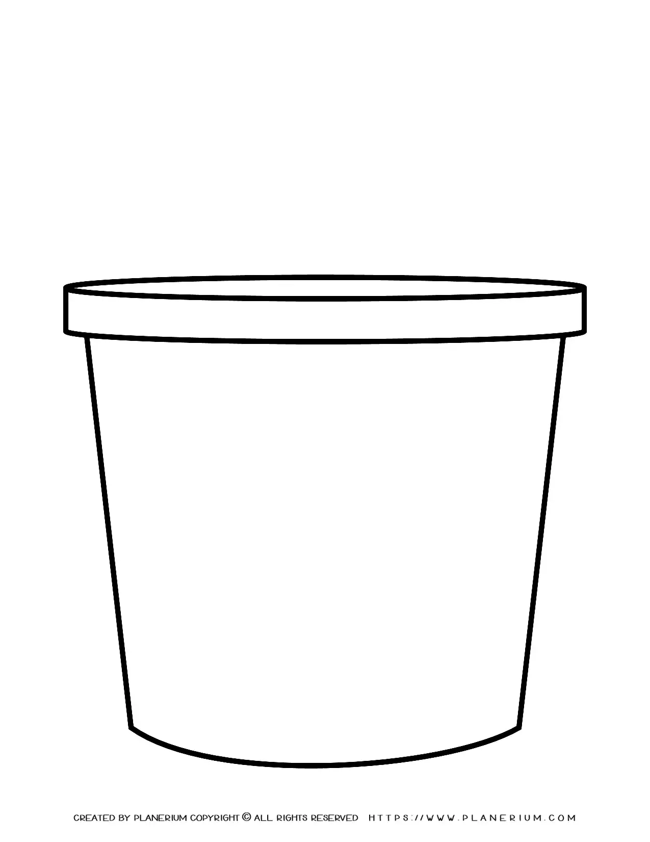 Free Flower Pot Template Printable Free Flower Pot Template Printable