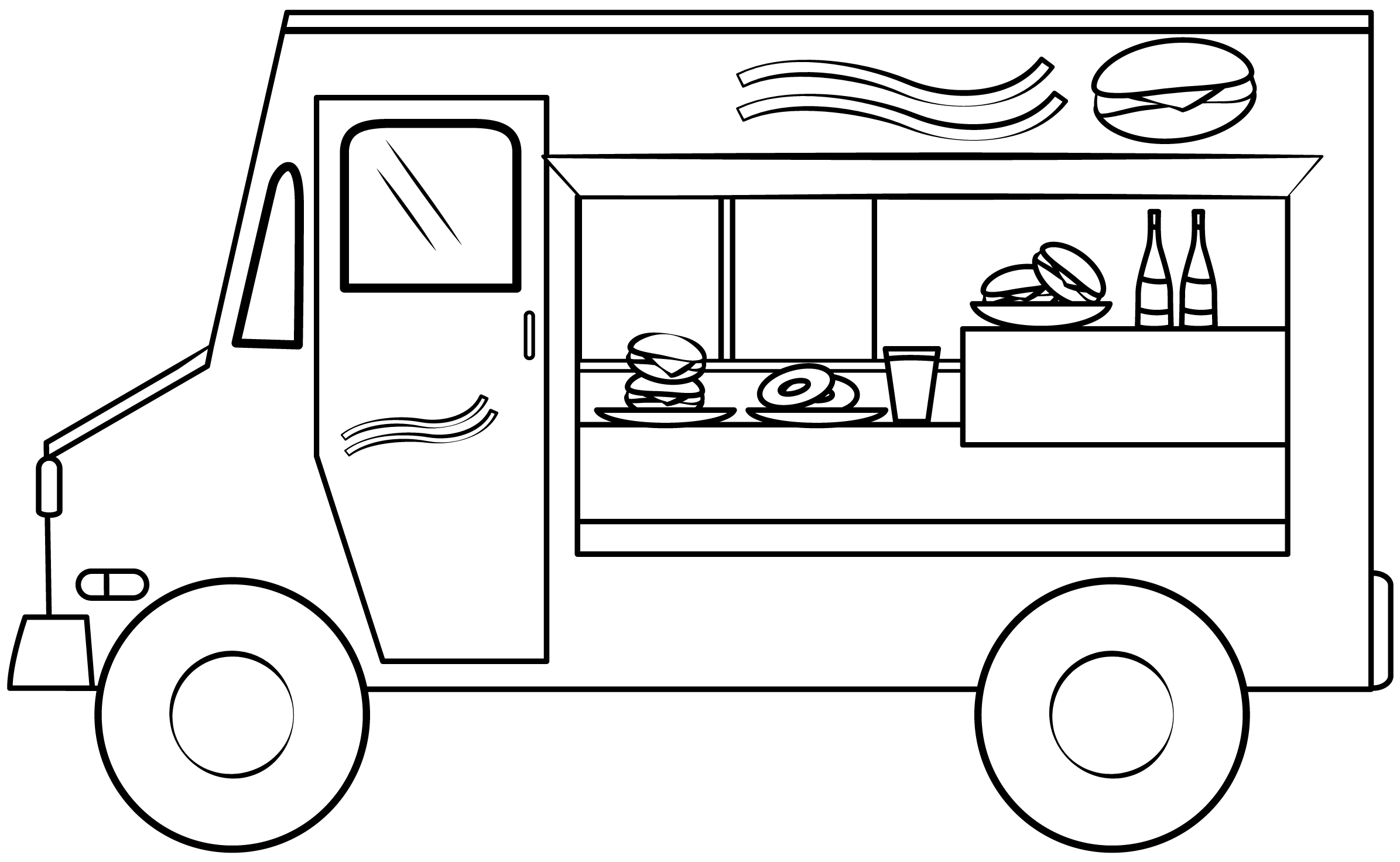 Food Truck Printable Template Free Printable Paper raft Templates Food Truck Printable Template Free Printable Paper raft Templates
