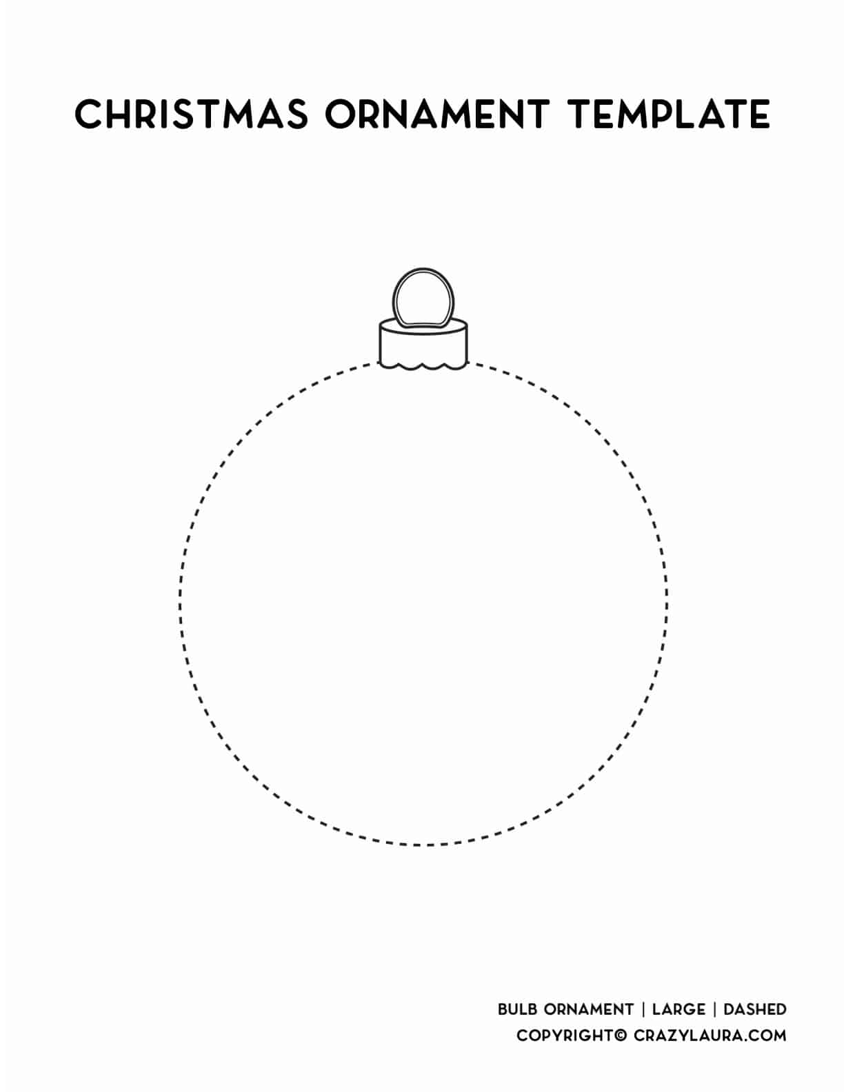 Free Christmas Ornament Template Printables Outlines Crazy Laura Free Christmas Ornament Template Printables Outlines Crazy Laura