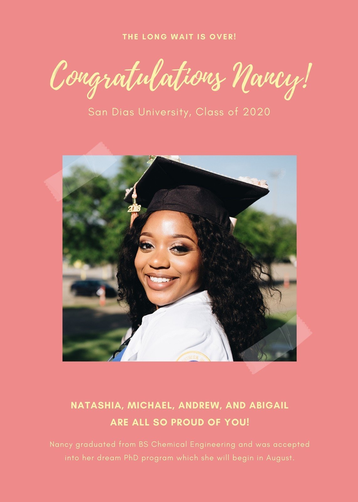 Free Custom Printable Graduation Announcement Templates Worksheets Library
