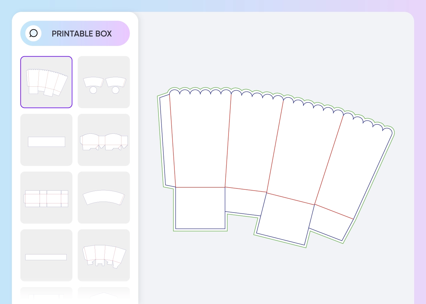 Free Popcorn Box Template Printable