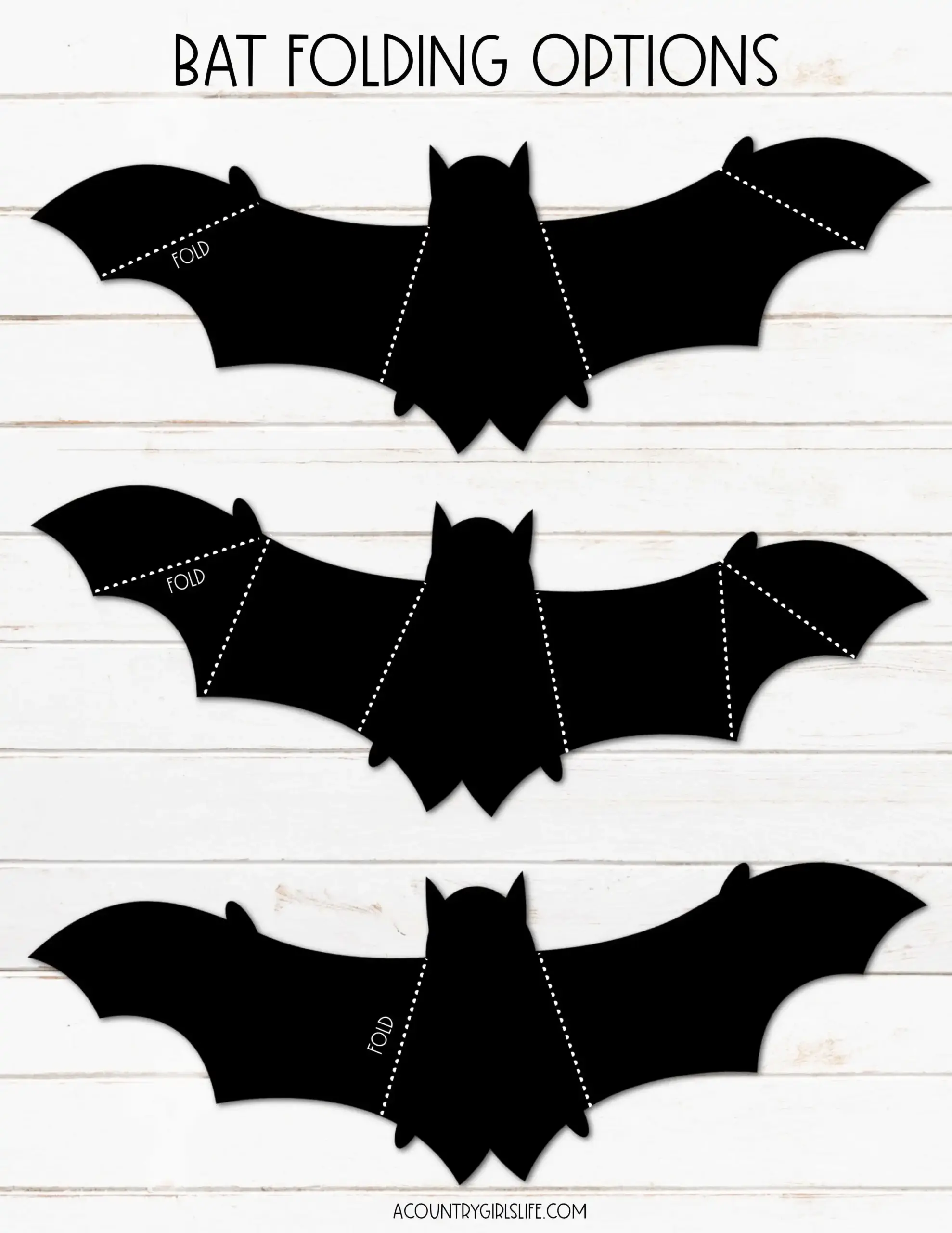 FREE Printable Bats Templates For A Bat Wall Cricut Craft A Country Girl s Life