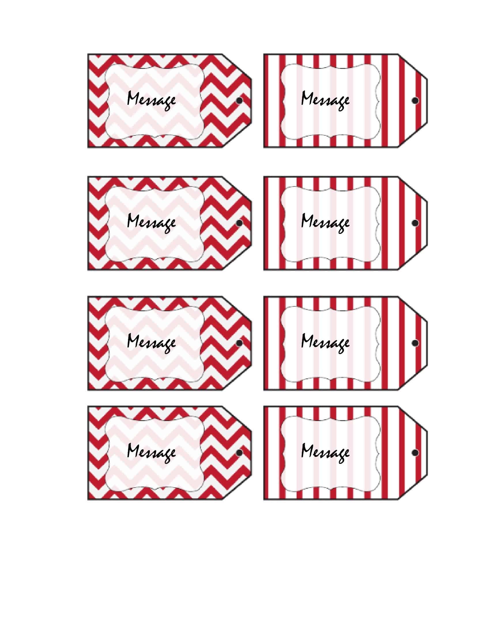 Free Printable Blank Gift Tag Templates Word PDF Every Occasion