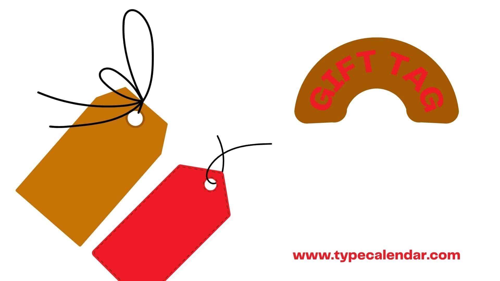 Free Printable Blank Gift Tag Template