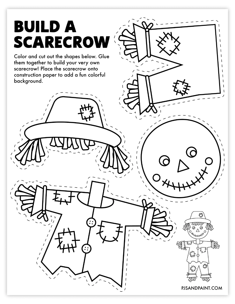 Free Printable Scarecrow Hat Template