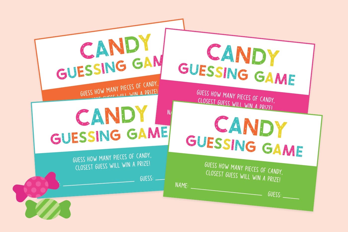 Free Printable Candy Guessing Game Perfect For The Classroom Favorite Printables