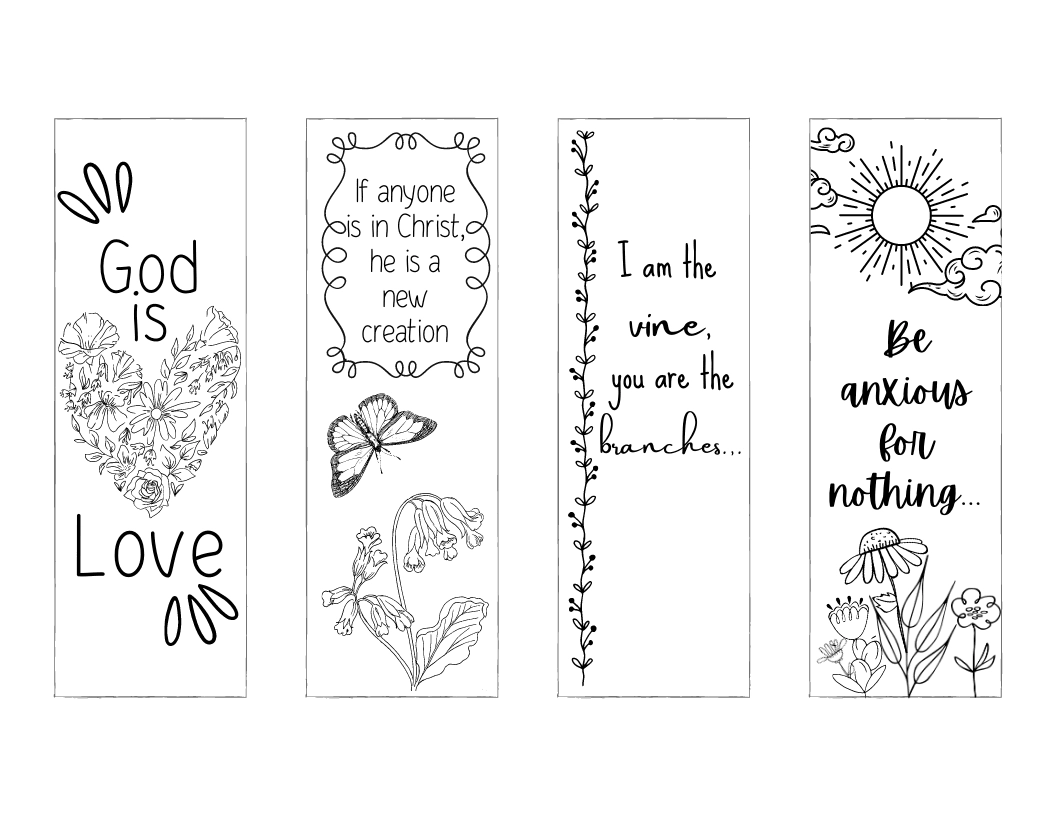 Free Printable Christian Bookmarks Printable Party Favors Free Printable Christian Bookmarks Printable Party Favors