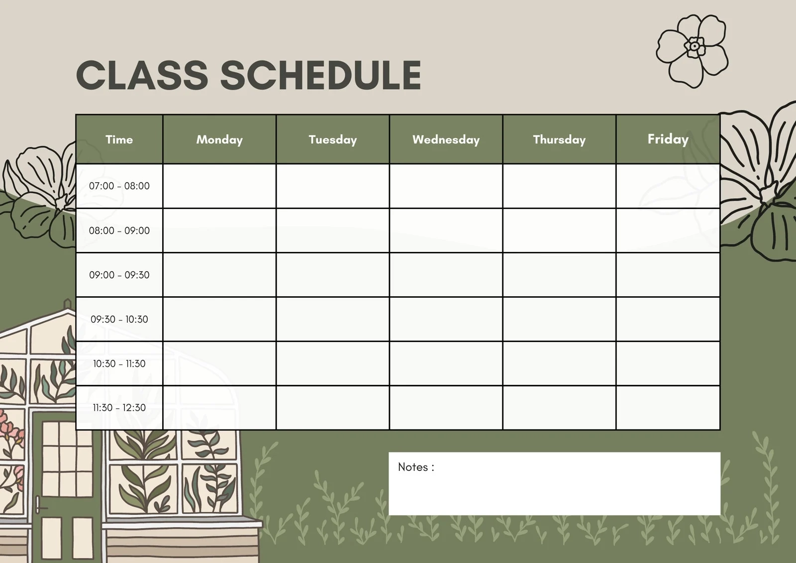 Free Printable Class Schedule Templates To Customize Canva Free Printable Class Schedule Templates To Customize Canva
