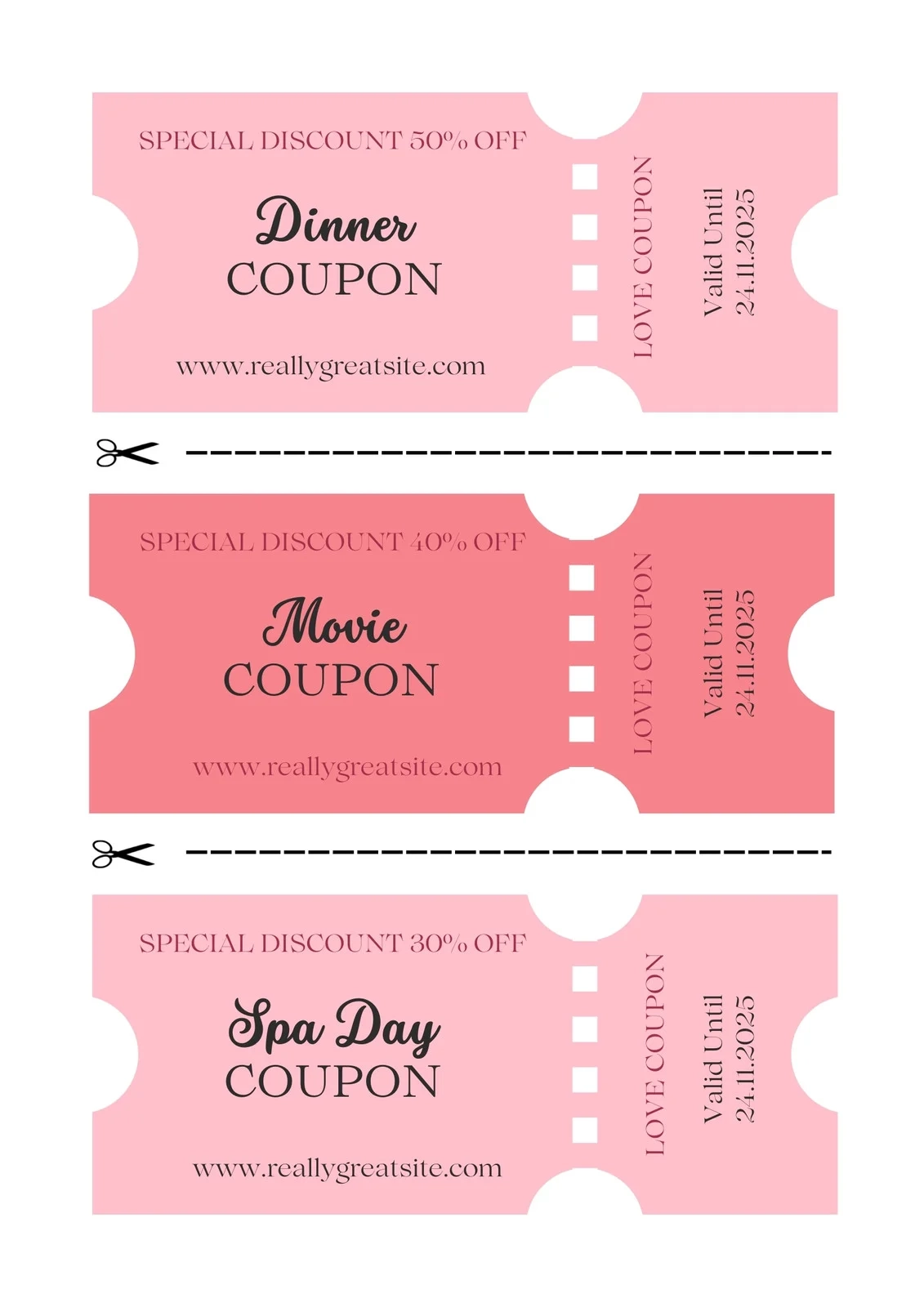 Free Printable Customizable Coupon Templates Canva