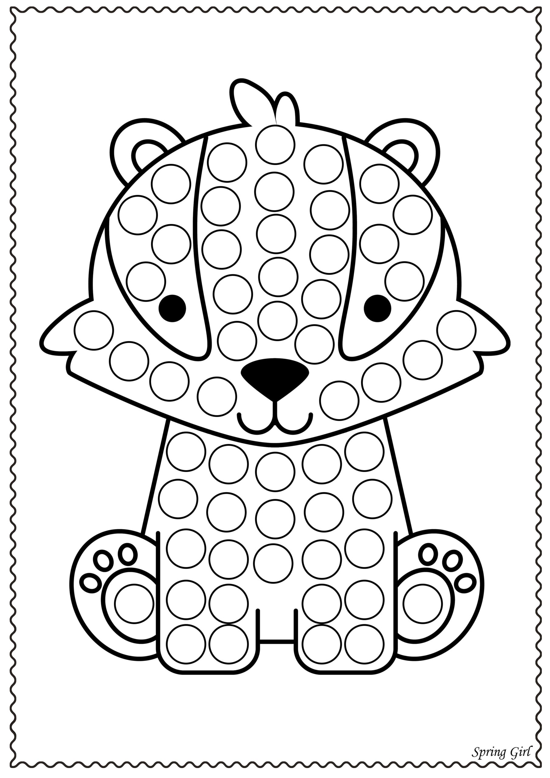 Free Printable Dot Painting Templates
