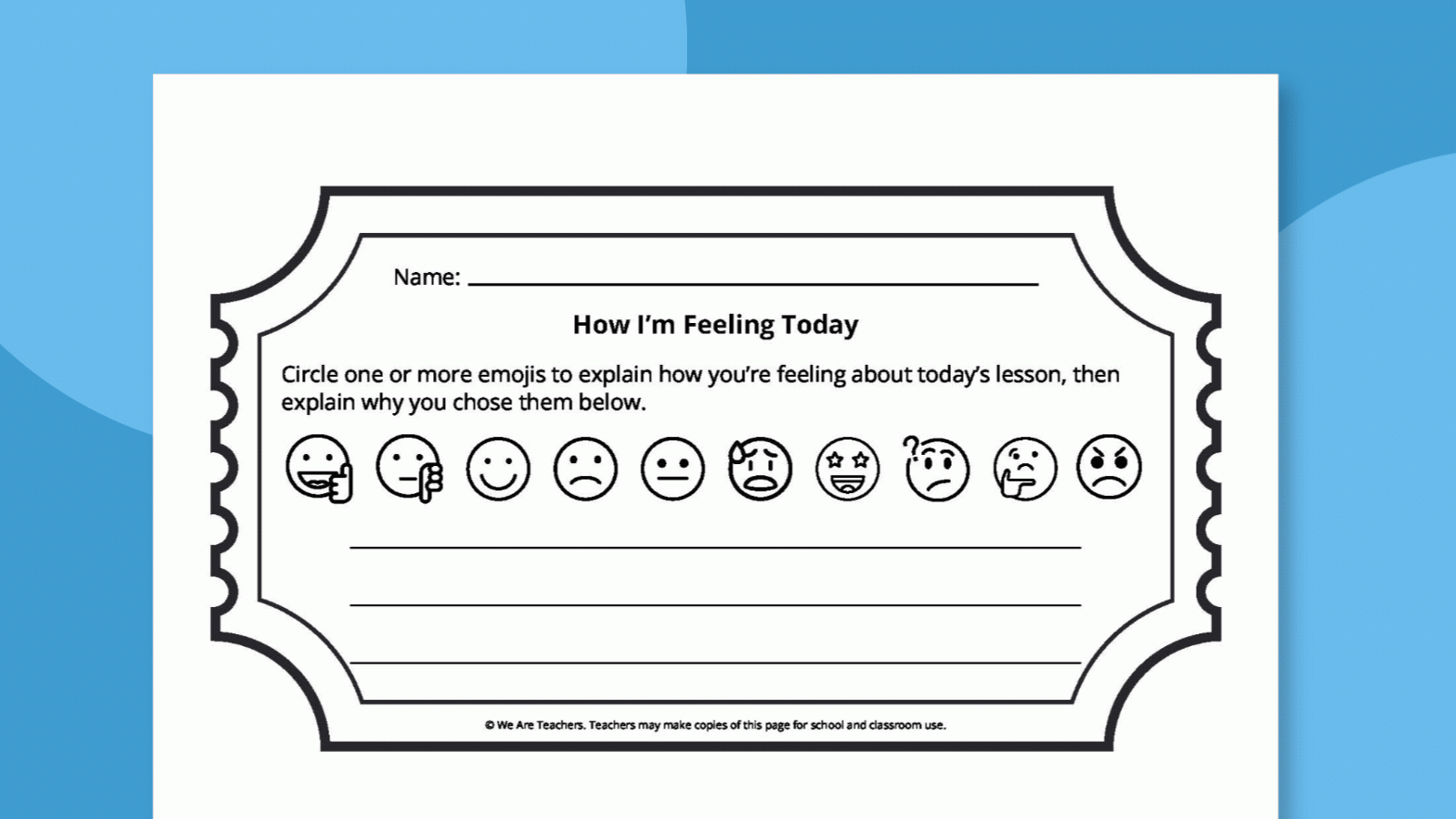 Free Printable Exit Ticket Template Bundle 8 Fun Options Free Printable Exit Ticket Template Bundle 8 Fun Options