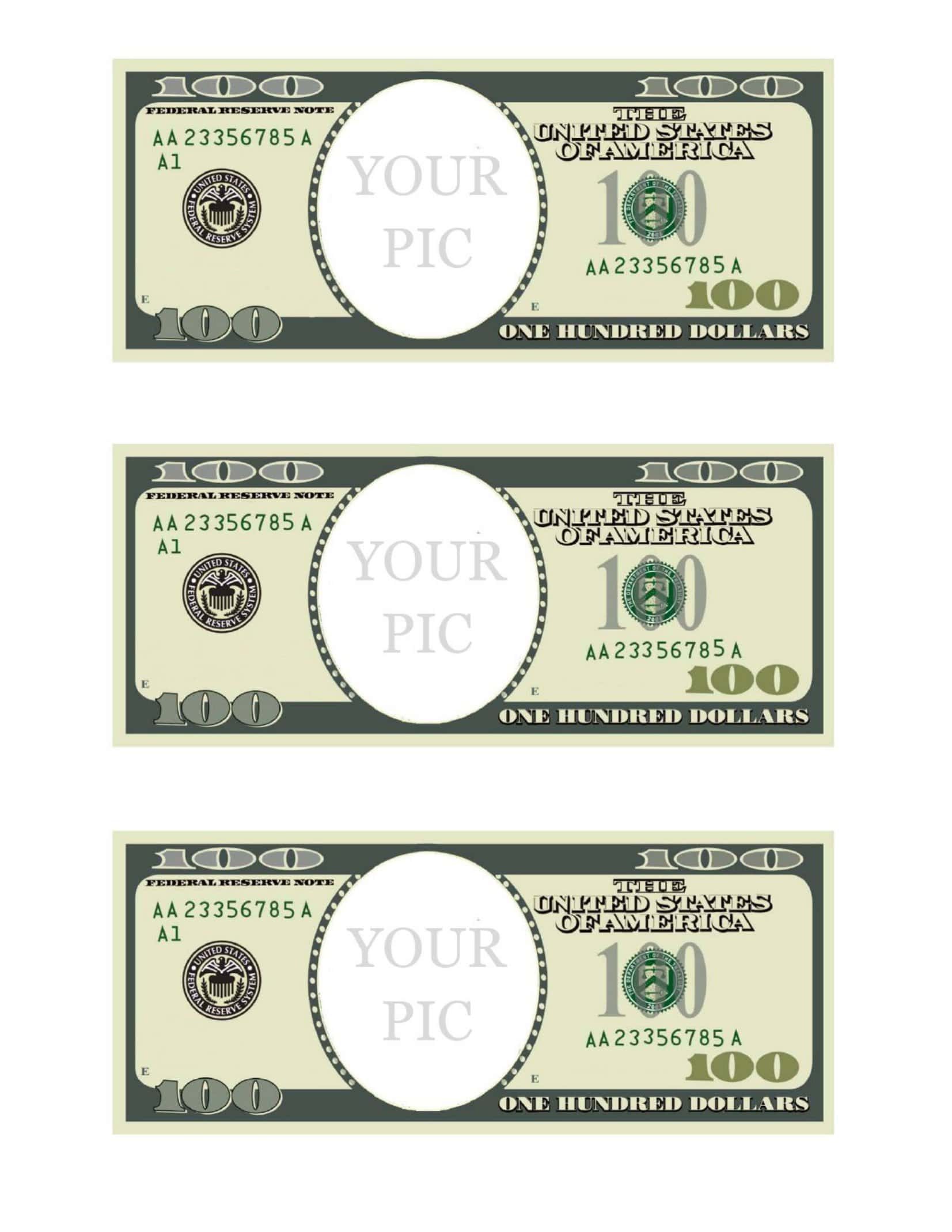 Free Printable Fake Money Templates Word PDF Free Printable Fake Money Templates Word PDF