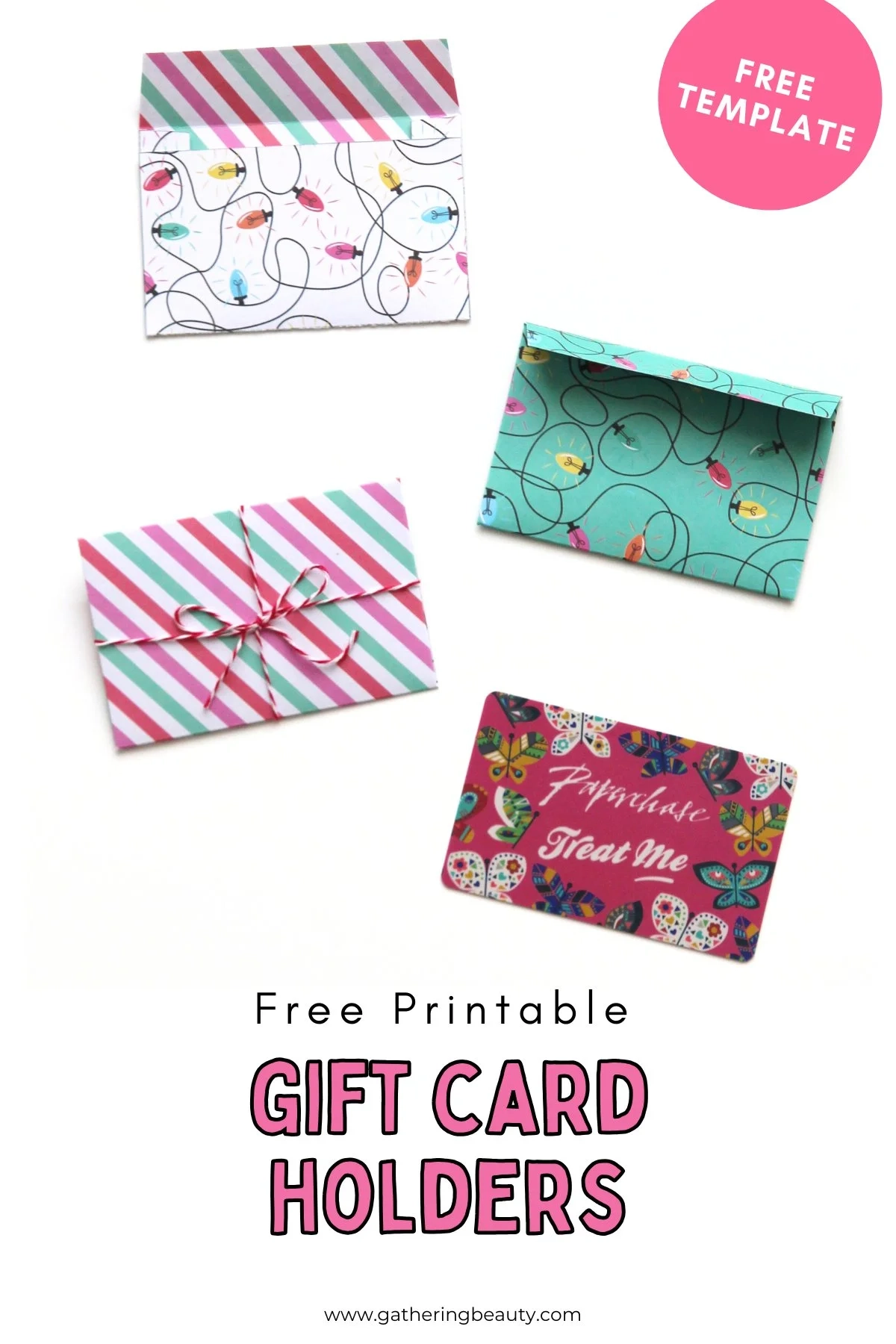 Free Printable Gift Card Envelope Gathering Beauty Free Printable Gift Card Envelope Gathering Beauty