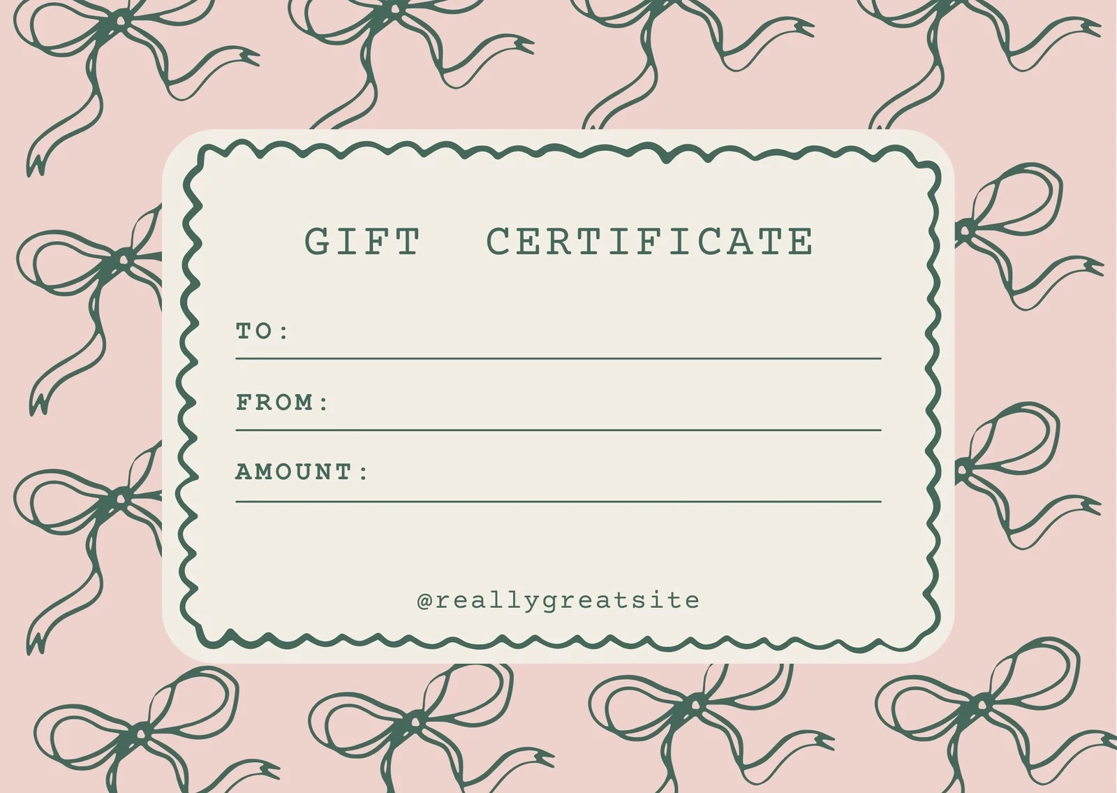 Free Printable Gift Certificate Templates To Customize Canva Free Printable Gift Certificate Templates To Customize Canva