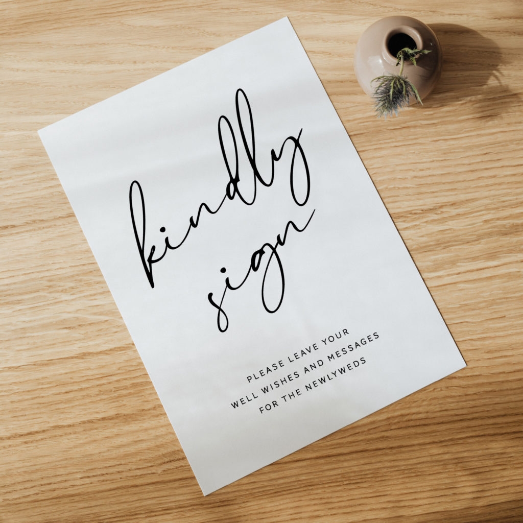 Free Printable Guest Book Sign Template Free Printable Guest Book Sign Template