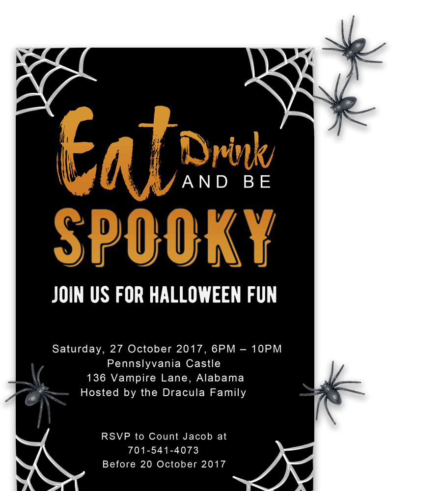 Free Printable Halloween Party Invitations 2018 Template Free Printable Halloween Party Invitations 2018 Template