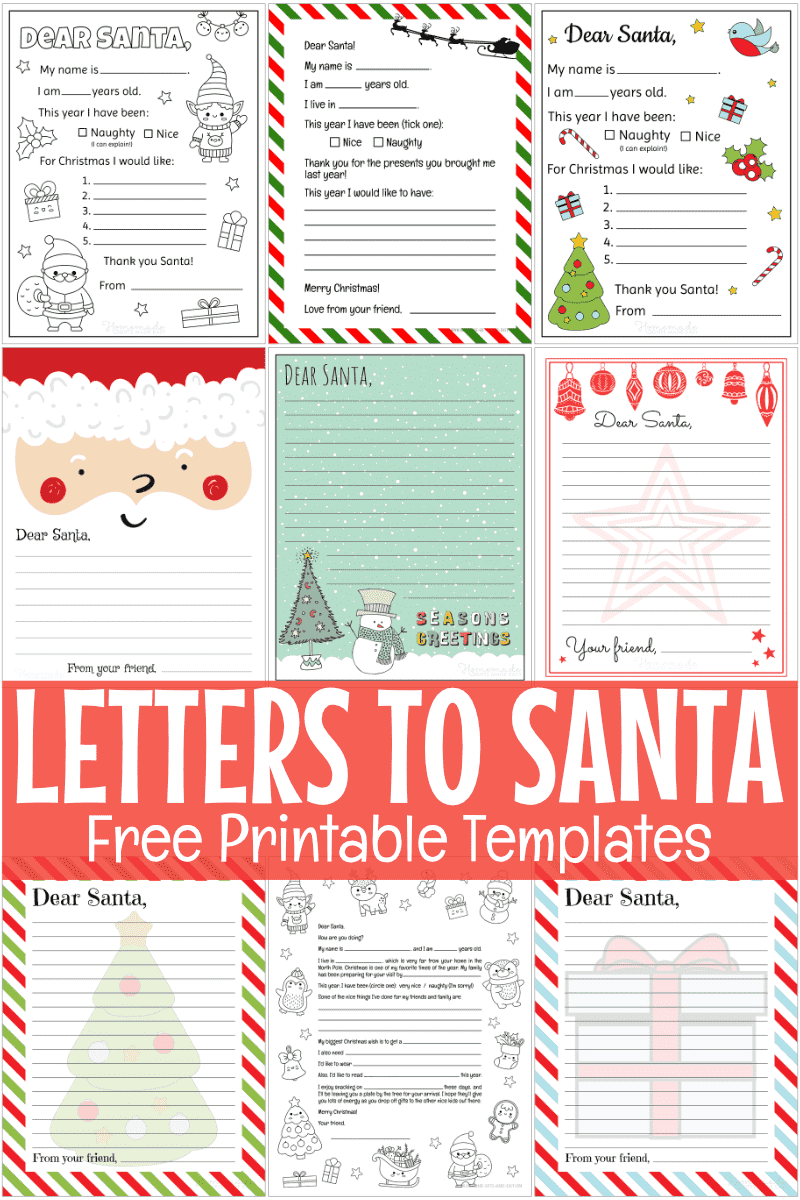 Father Christmas Letter Template Printable Free Father Christmas Letter Template Printable Free