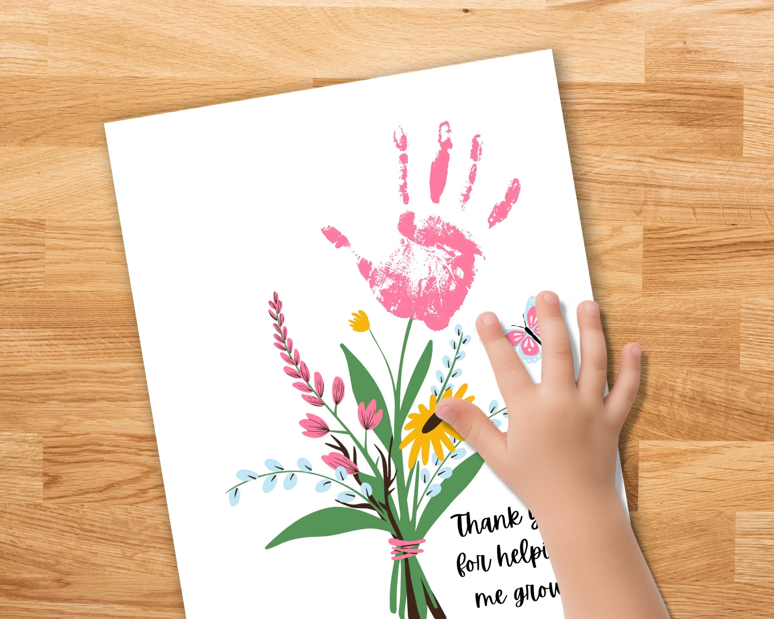 Free Printable Mother s Day Handprint Craft Gathering Beauty Free Printable Mother s Day Handprint Craft Gathering Beauty