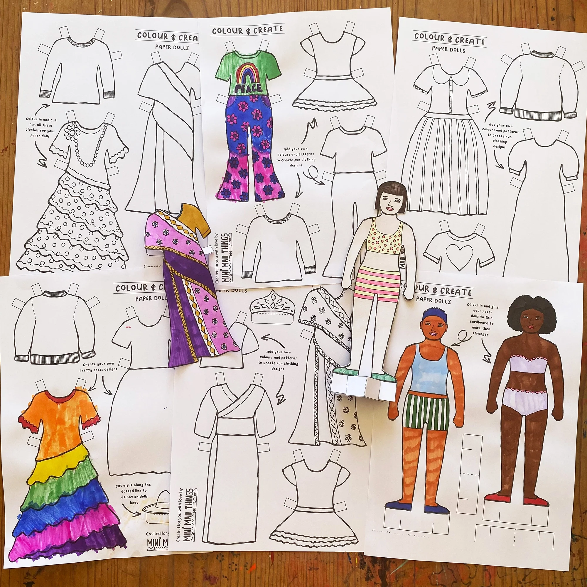 Free Printable Paper Dolls Free Printable Dolls Drawing And Playing Girl Free Printable Paper