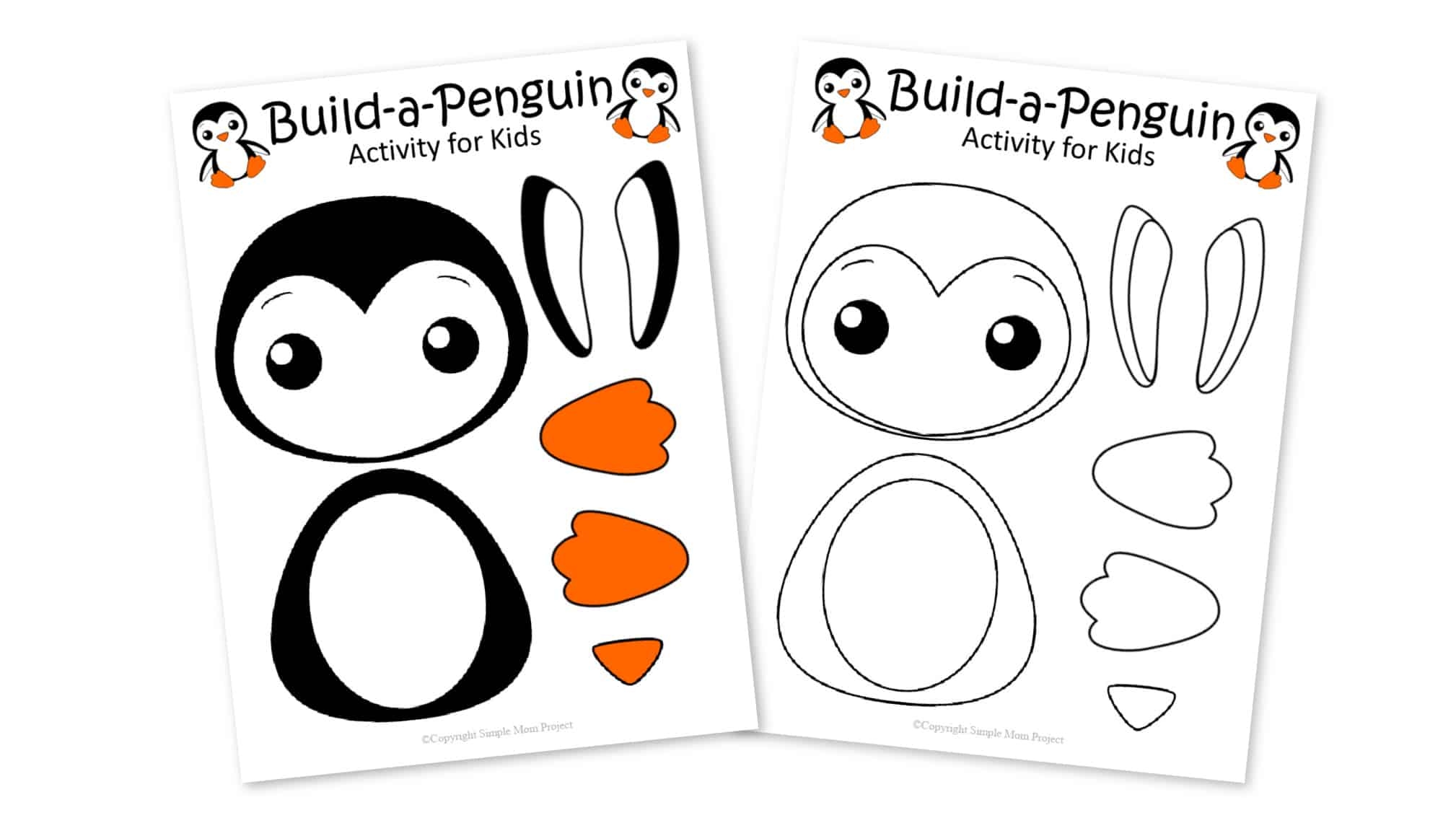 Free Printable Penguin Craft For Kids With Penguin Templates Free Printable Penguin Craft For Kids With Penguin Templates