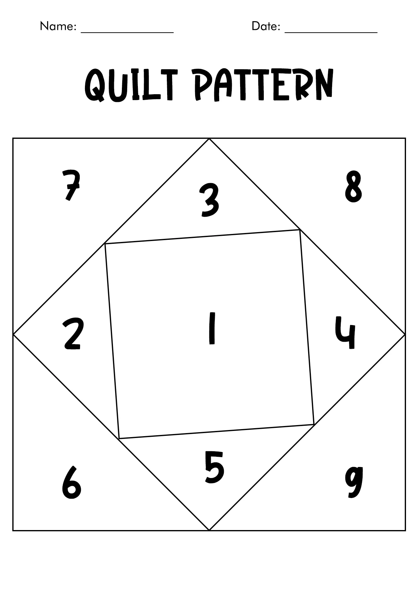Free Printable Printable Quilt Templates