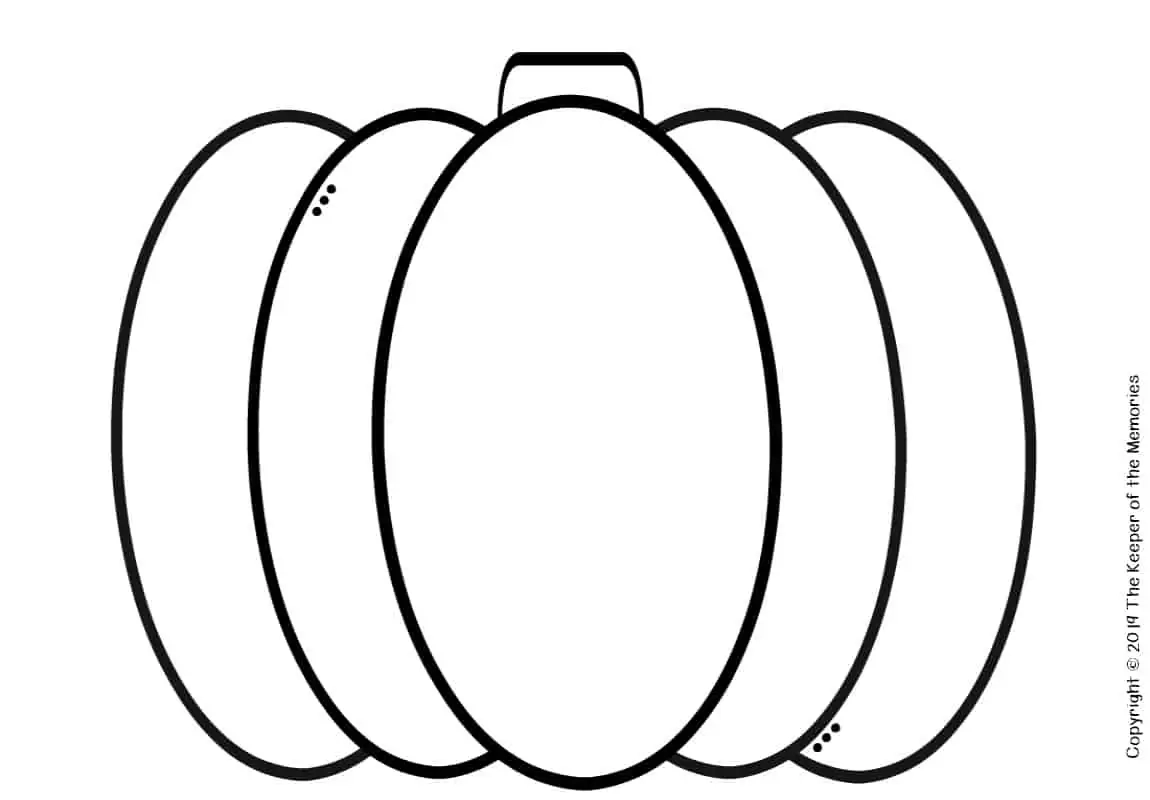 Free Printable Blank Pumpkin Template
