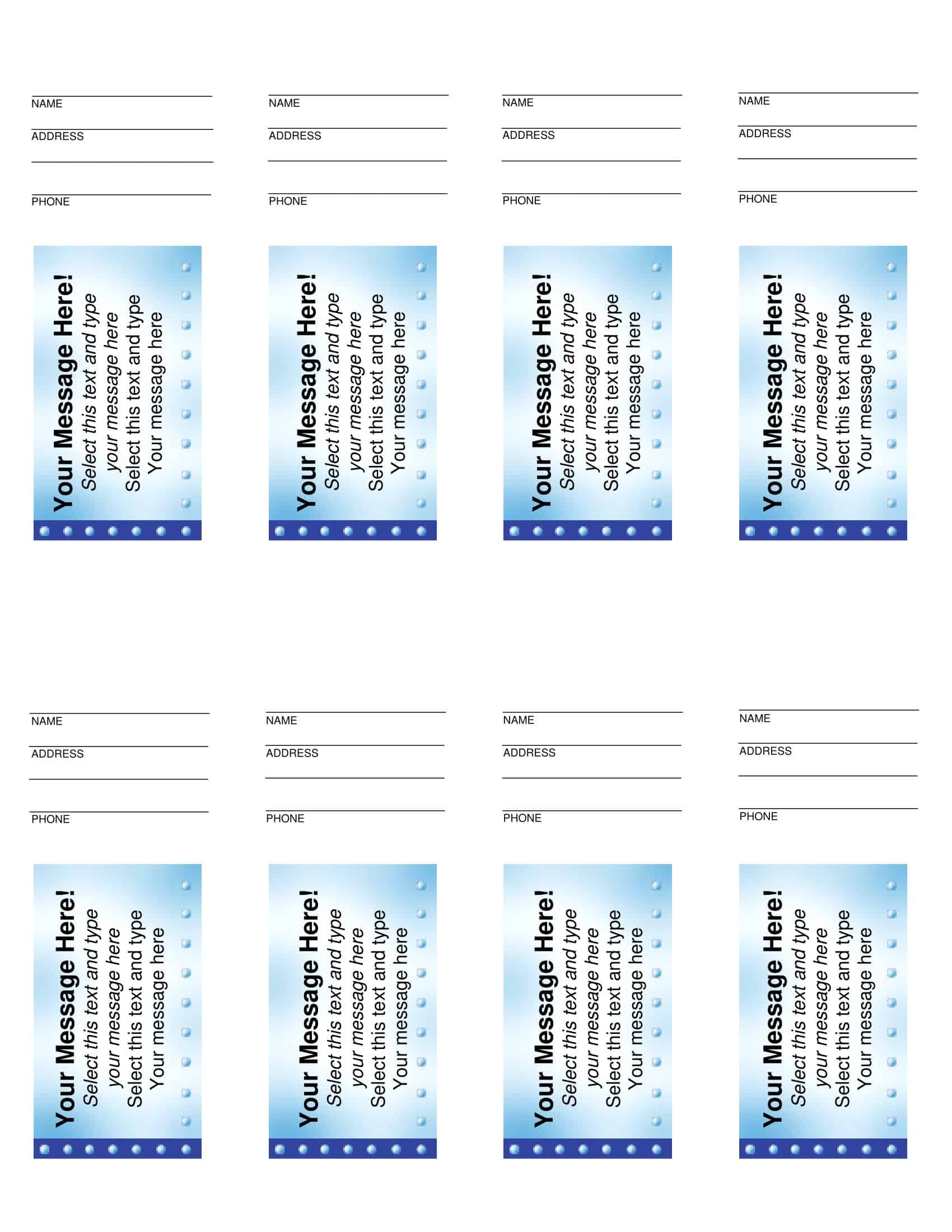 Free Printable Raffle Ticket Templates Word Excel PDF With Numbers