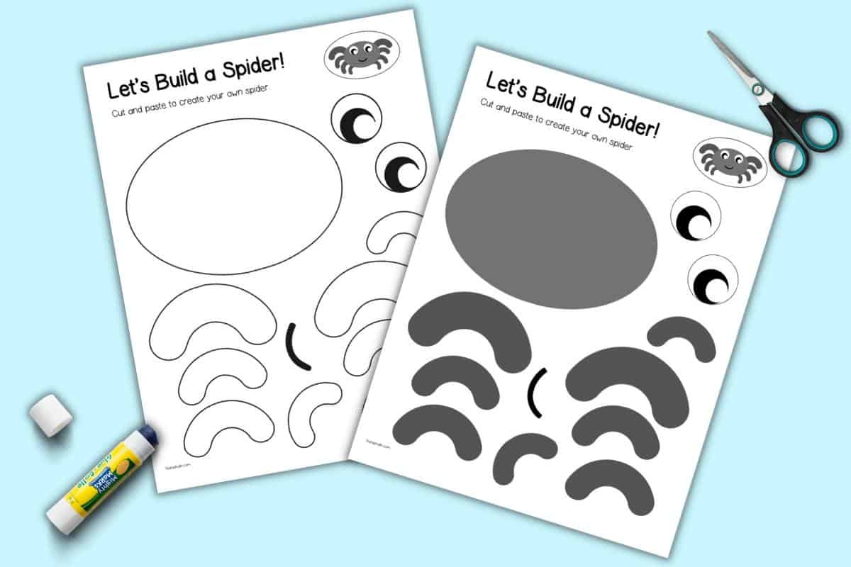Free Printable Spider Craft Template The Artisan Life