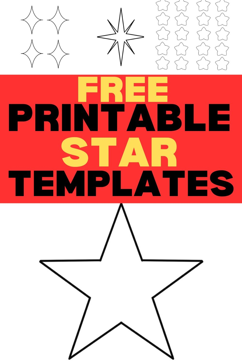 Free Printable Star Templates Outlines Free Printable Star Templates Outlines