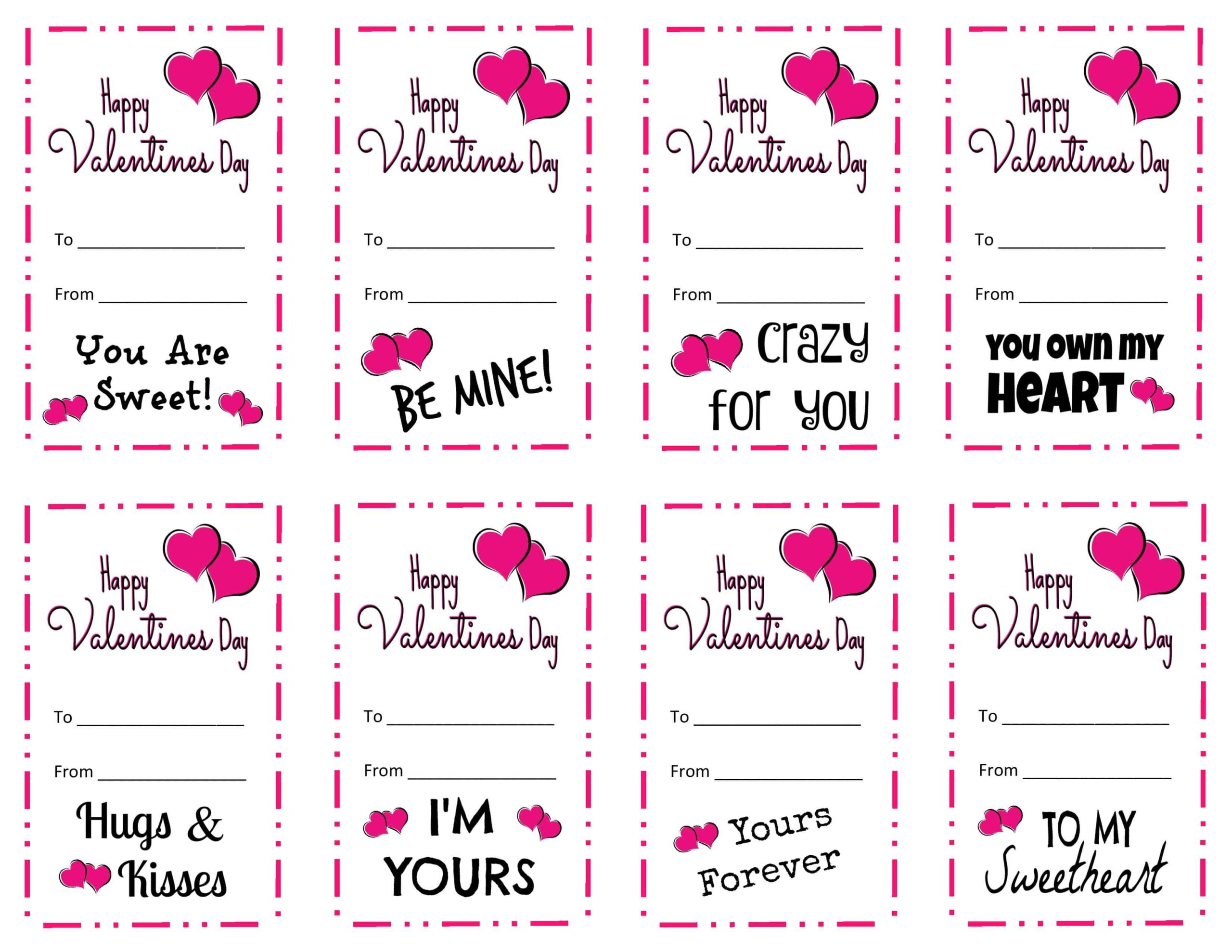Template Free Printable Valentine Tags Template Free Printable Valentine Tags