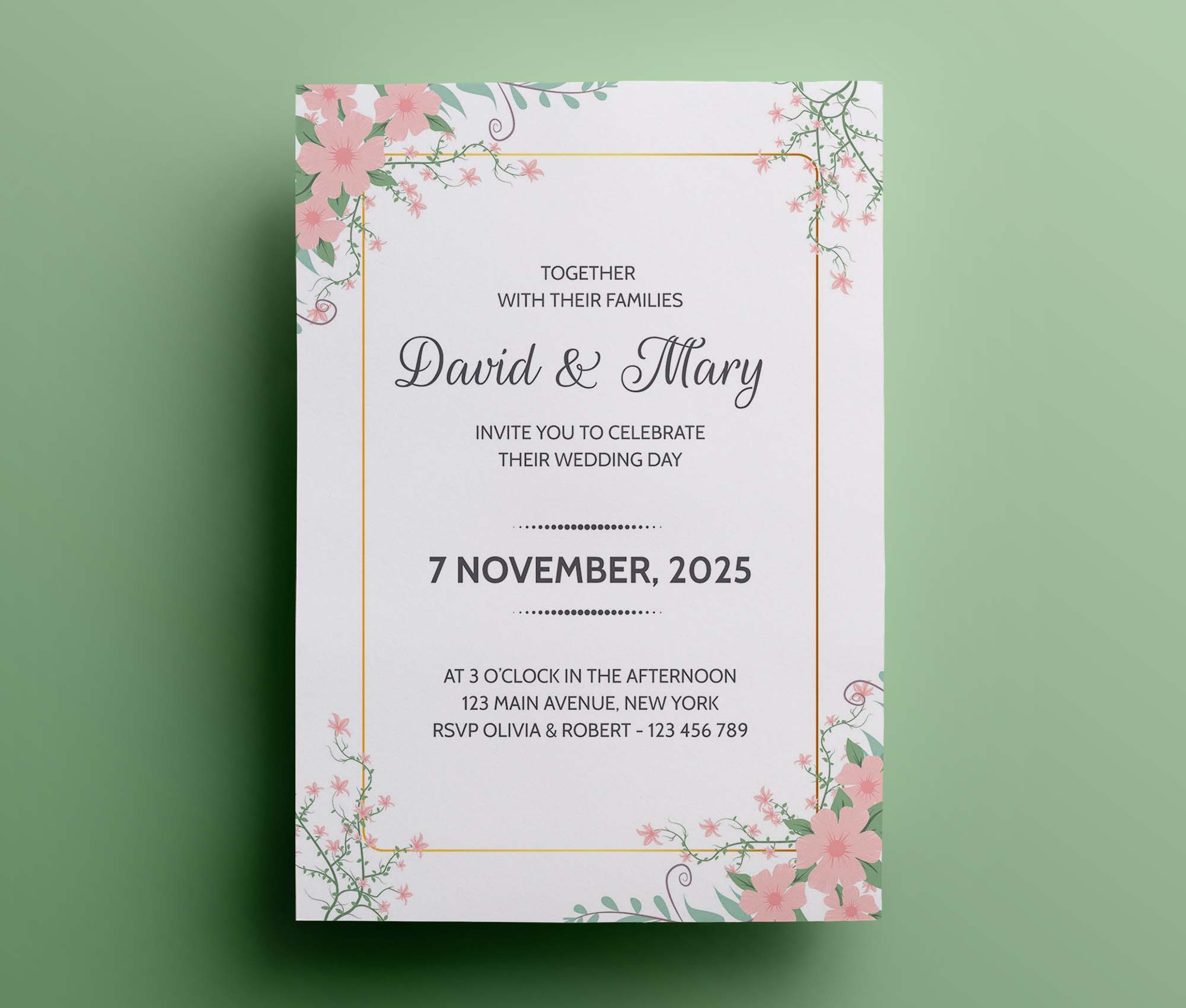 Free Wedding Invitation Template AI Free Wedding Invitation Template AI