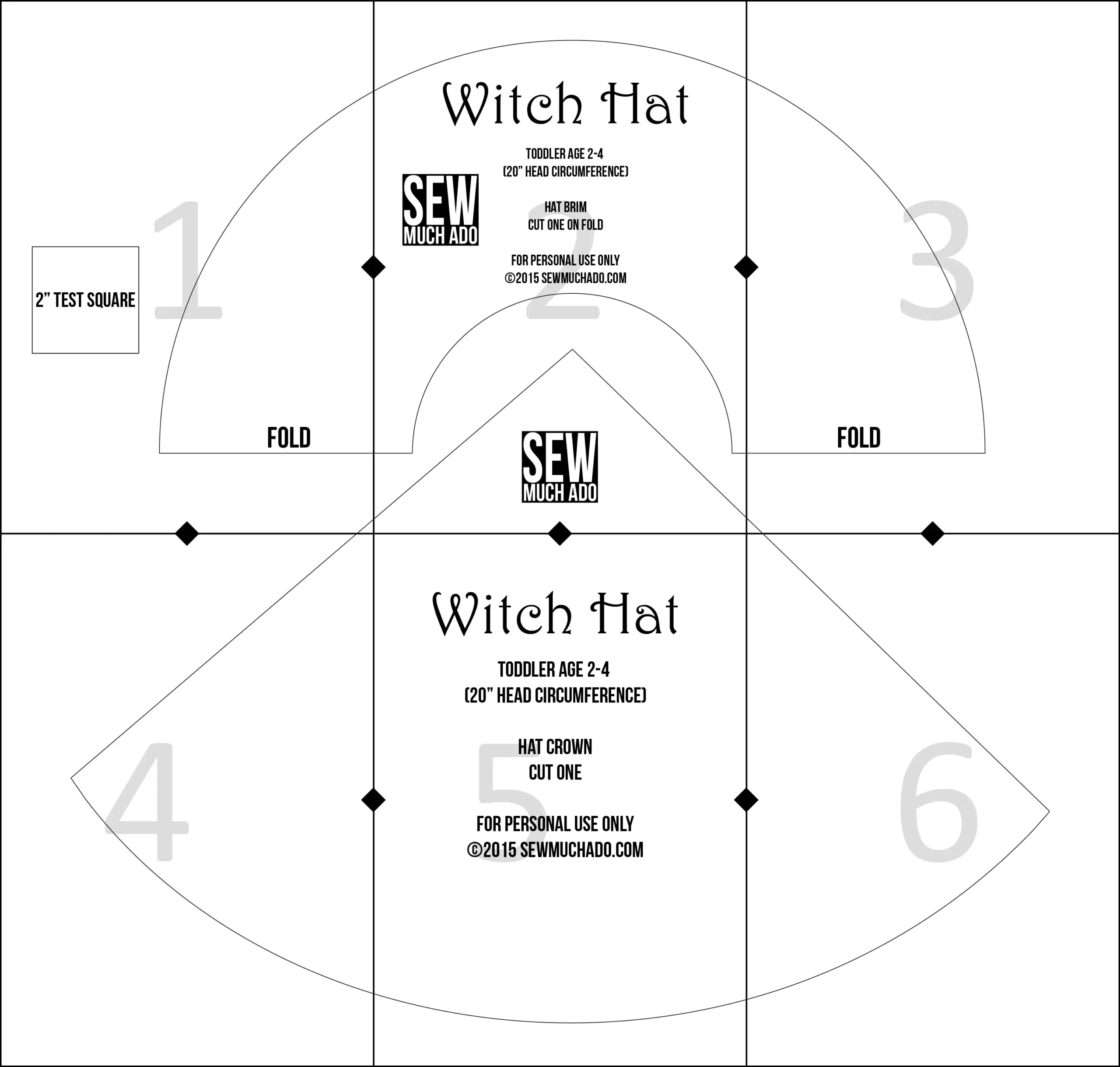 Free Witch Hat Pattern DIY Witch Costume Sew Much Ado