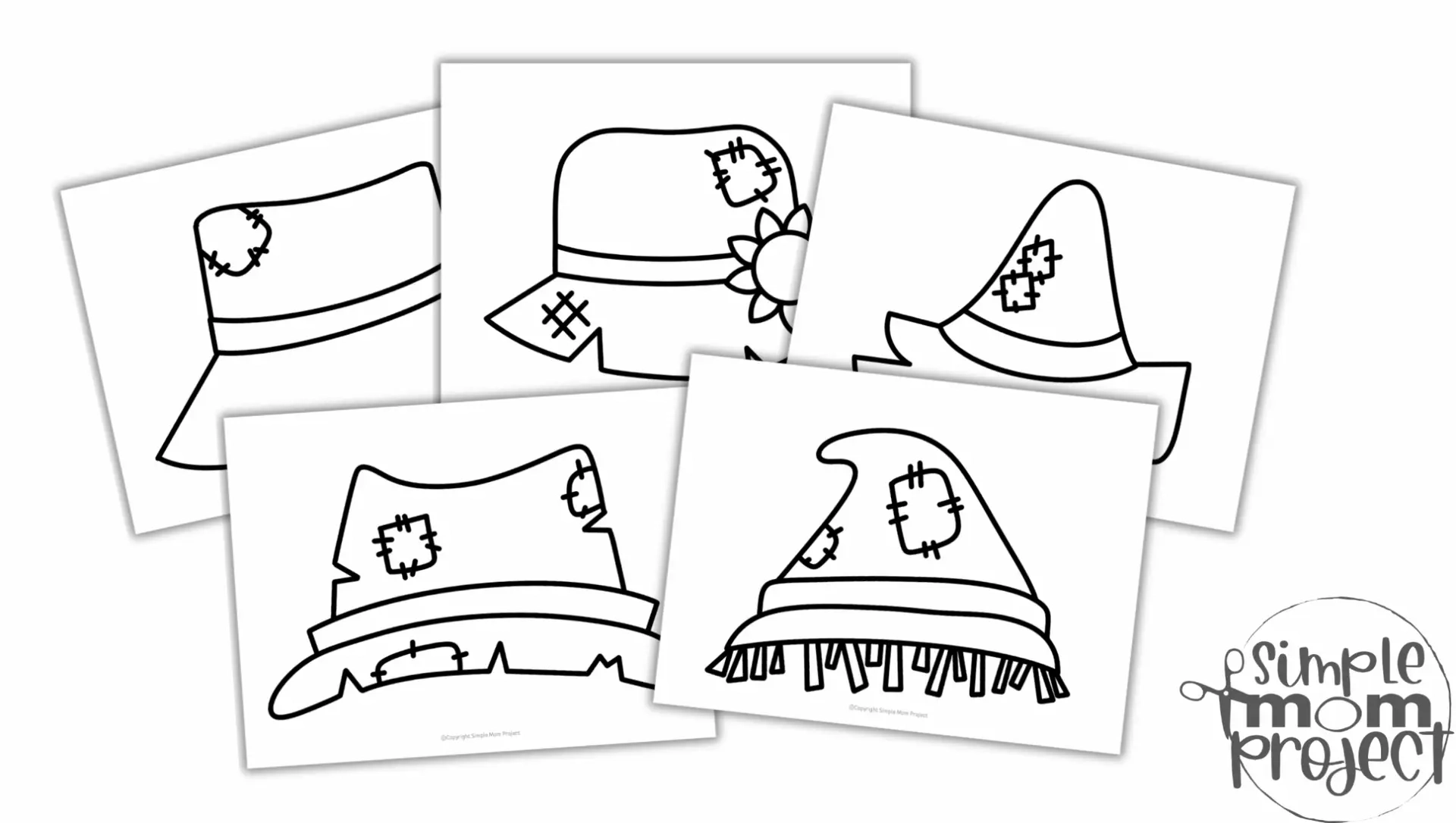 Fun And Free Printable Scarecrow Hat Coloring Pages Simple Mom Project