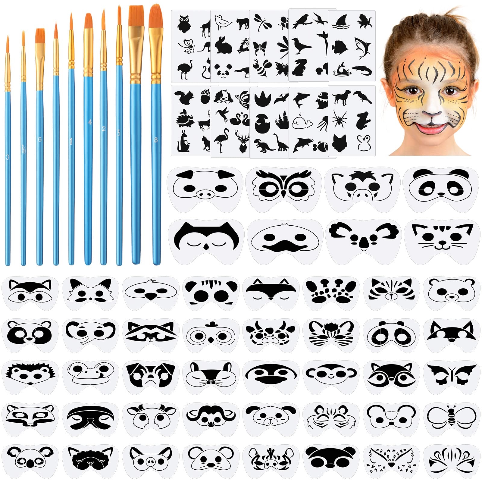 Glitter Free Printable Face Paint Stencils Pattern Stencils Tattoo Stencils