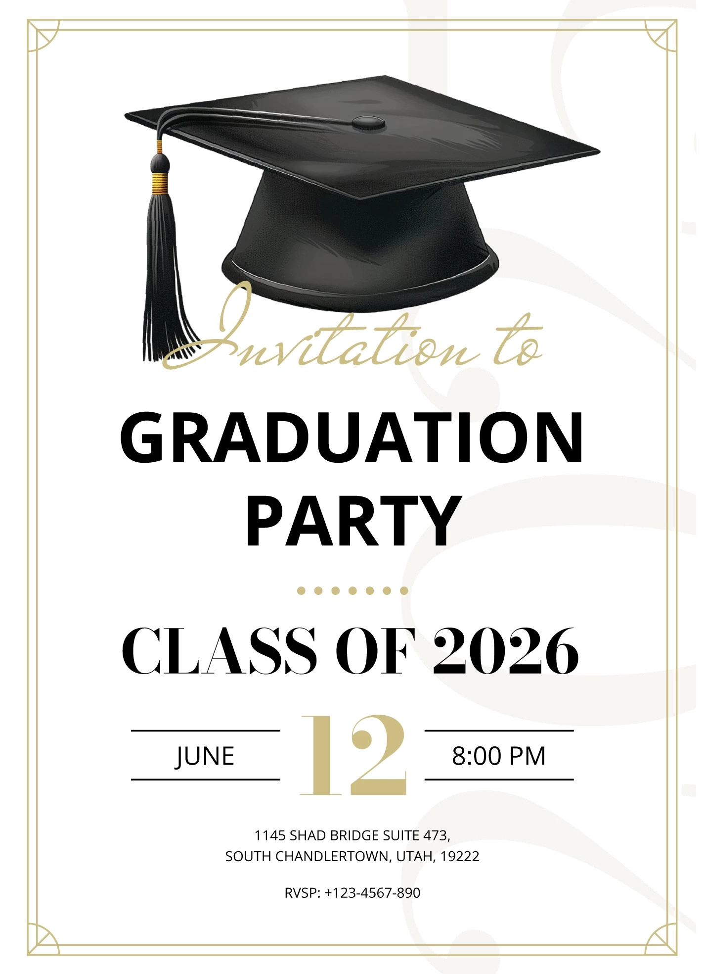 Graduation Party Invitation Free Google Docs Template Gdoc io Graduation Party Invitation Free Google Docs Template Gdoc io