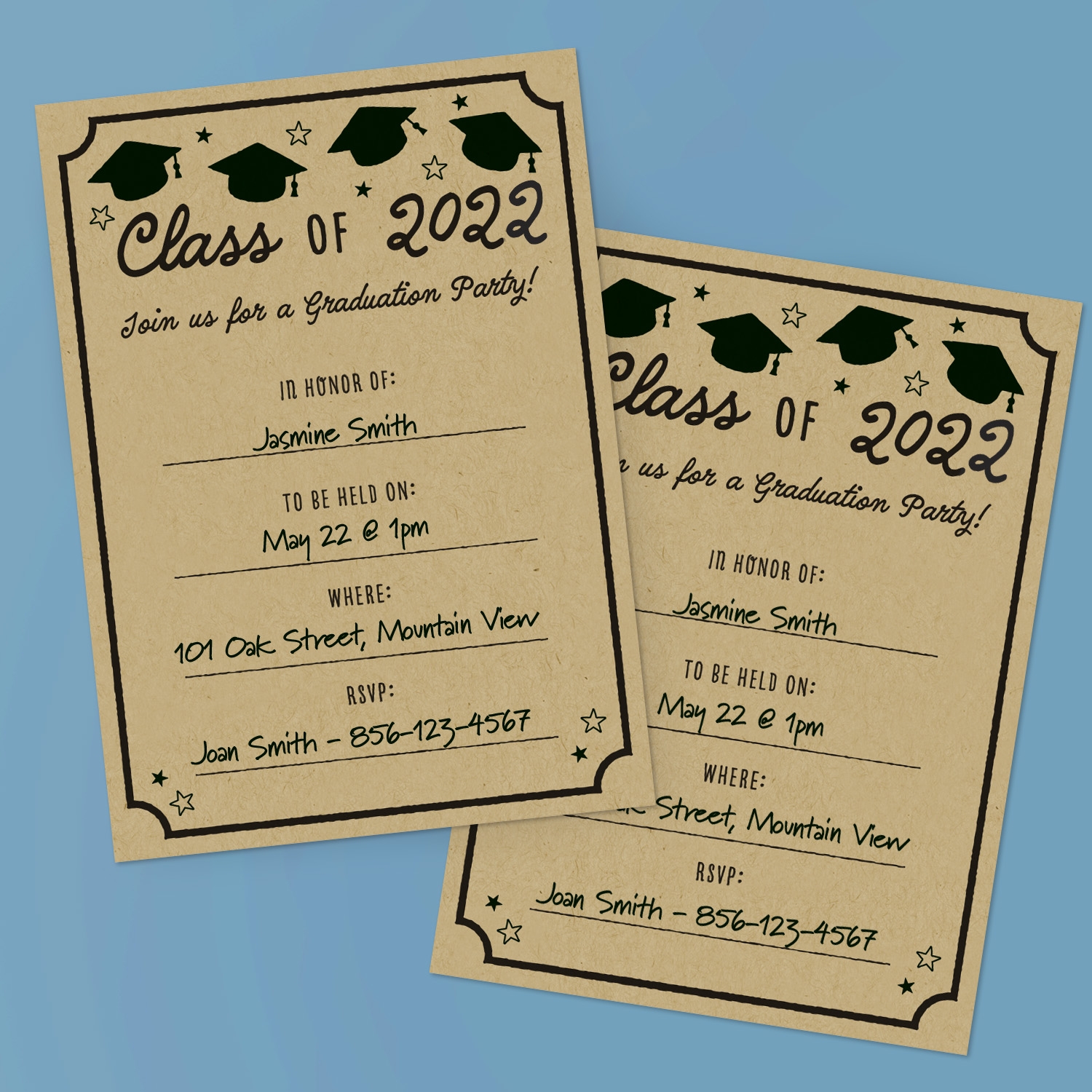 Free Printable Graduation Invitation Templates Free Printable Graduation Invitation Templates