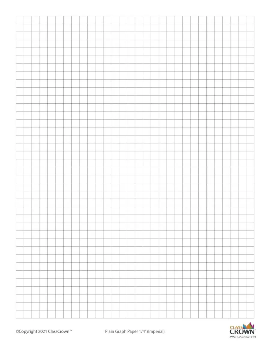 Graph Paper Printables ClassCrown