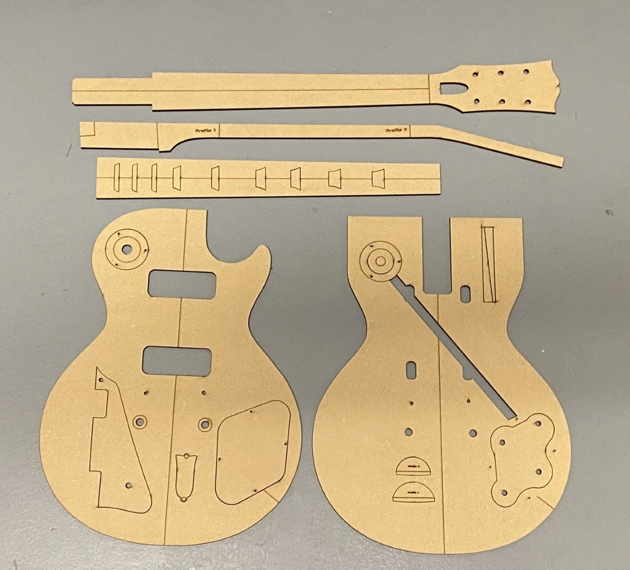 Guitar Building Templates