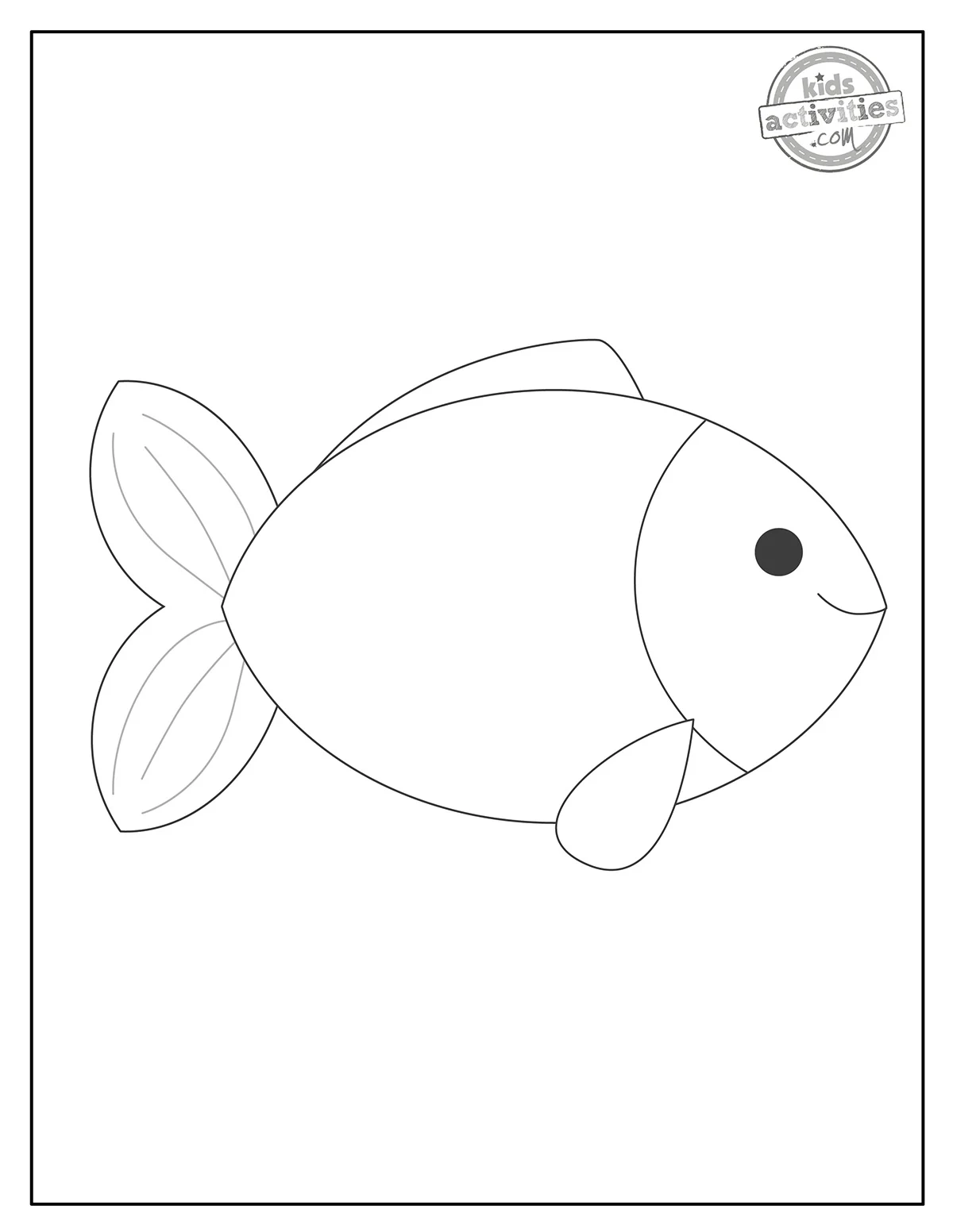 Gulp Gulp Free Fish Template To Print Kids Activities Blog