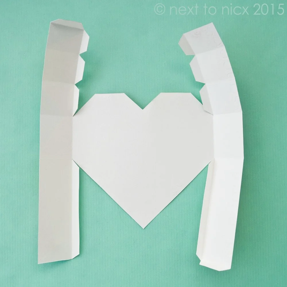 Heart Gift Box Template Next To Nicx Heart Gift Box Template Next To Nicx