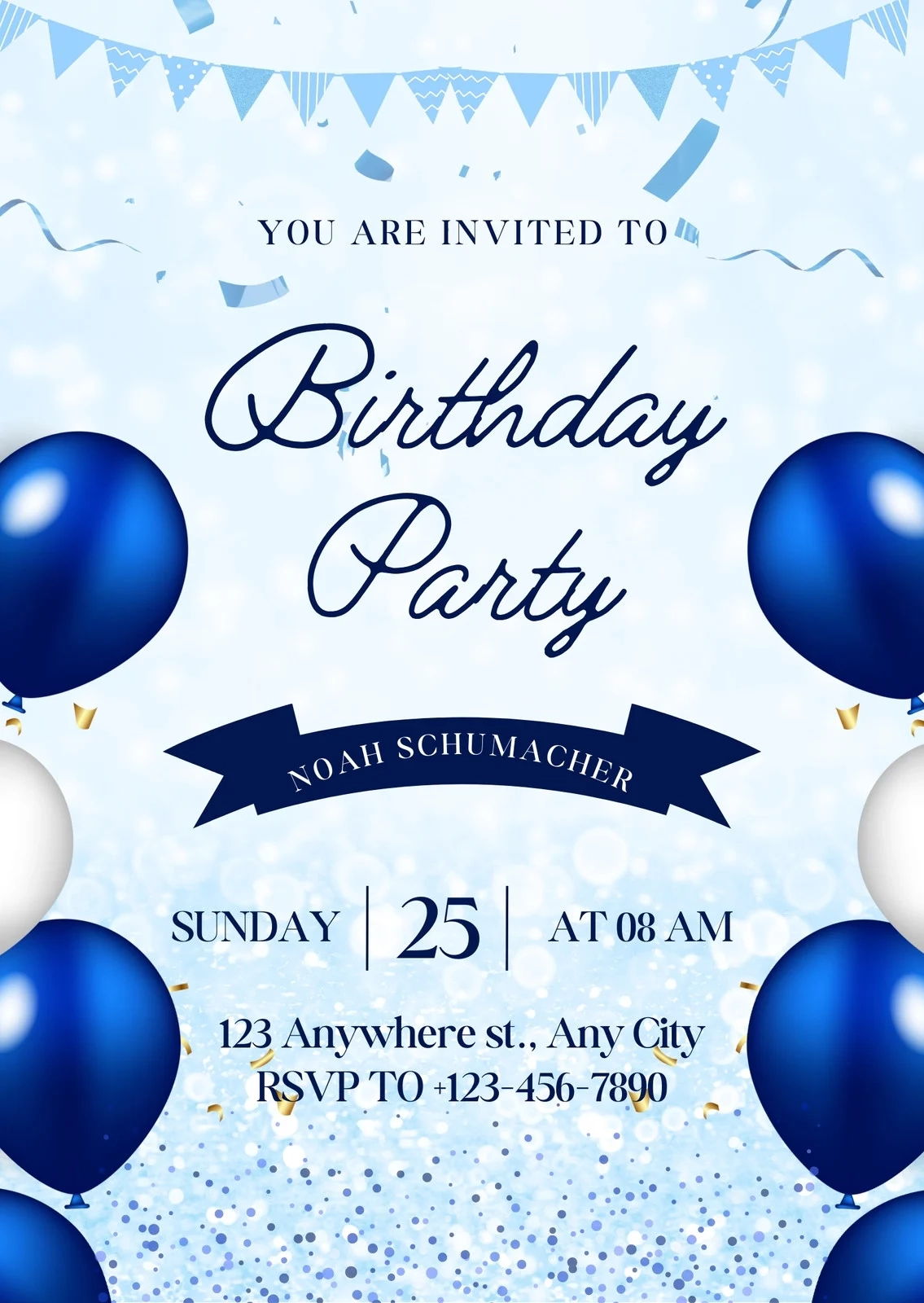 Invitation Templates Free Printable Birthday