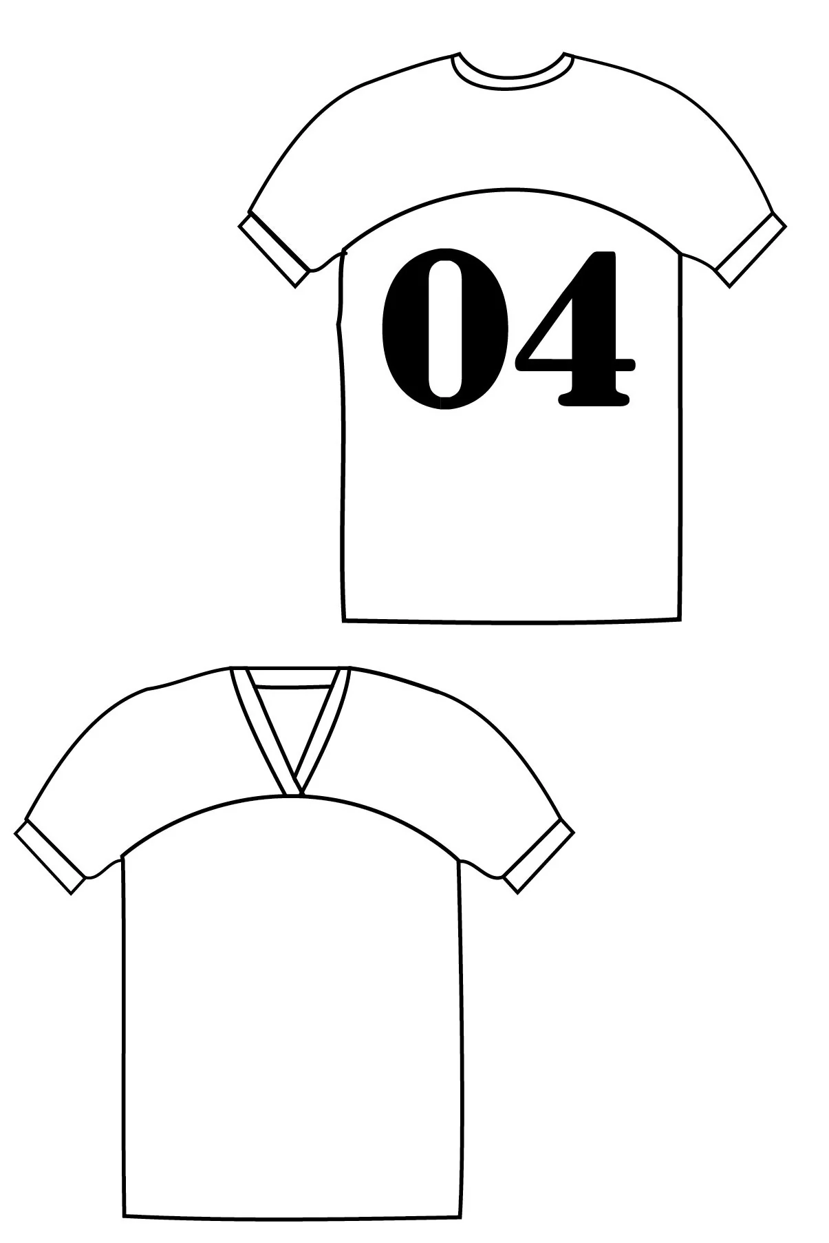Free Printable Football Jersey Template