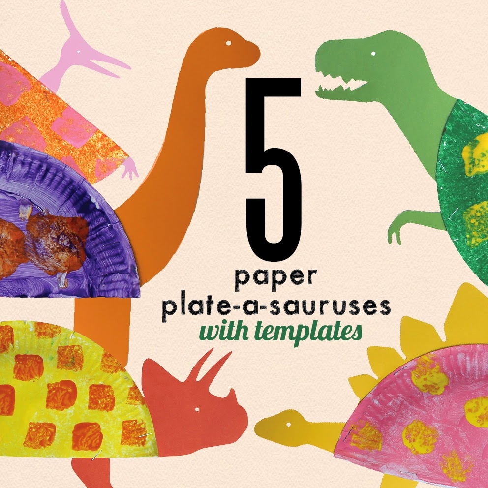 Learn With Play At Home Paper Plate Dinosaur Craft For Kids With Free Templates