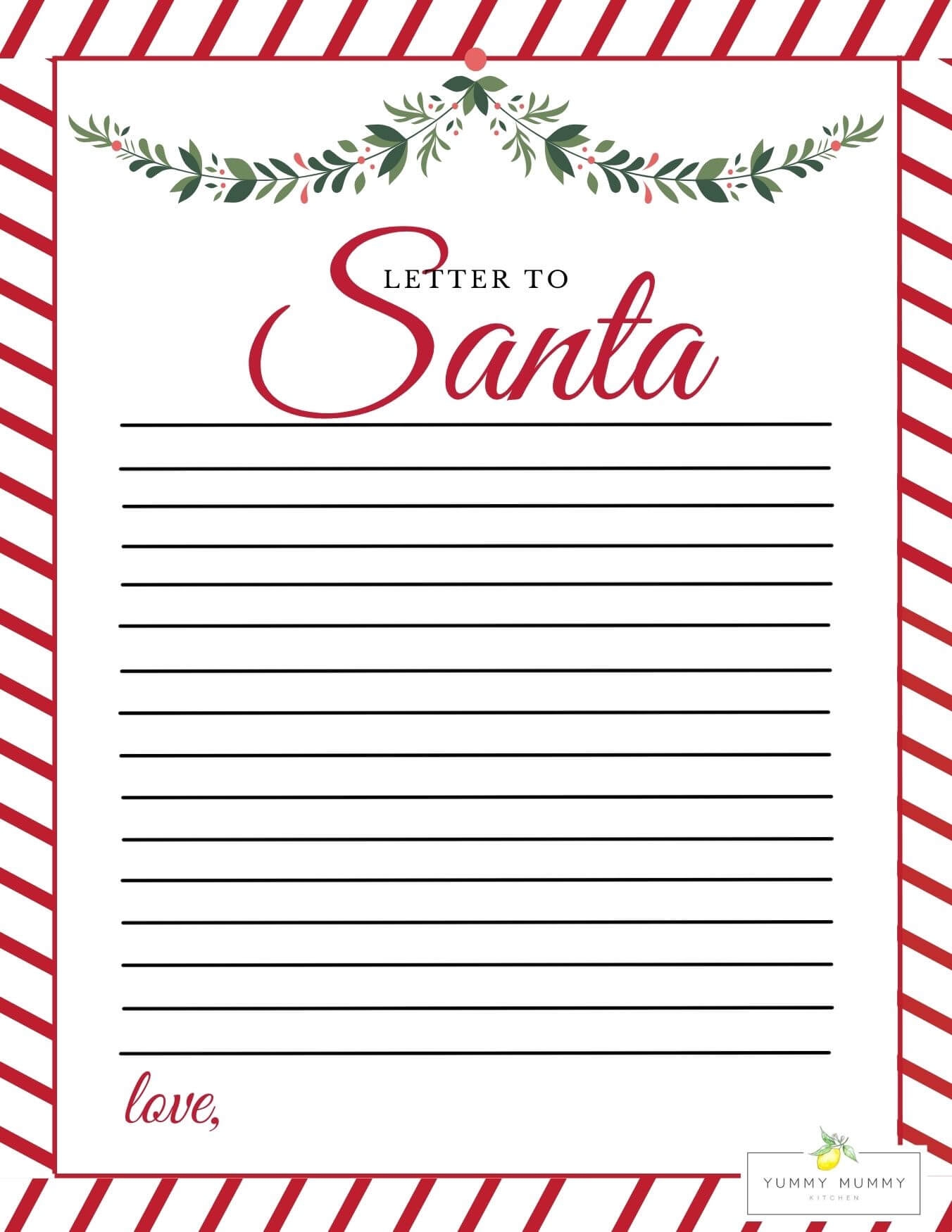 Free Printable Santa Letters Templates Free Printable Santa Letters Templates