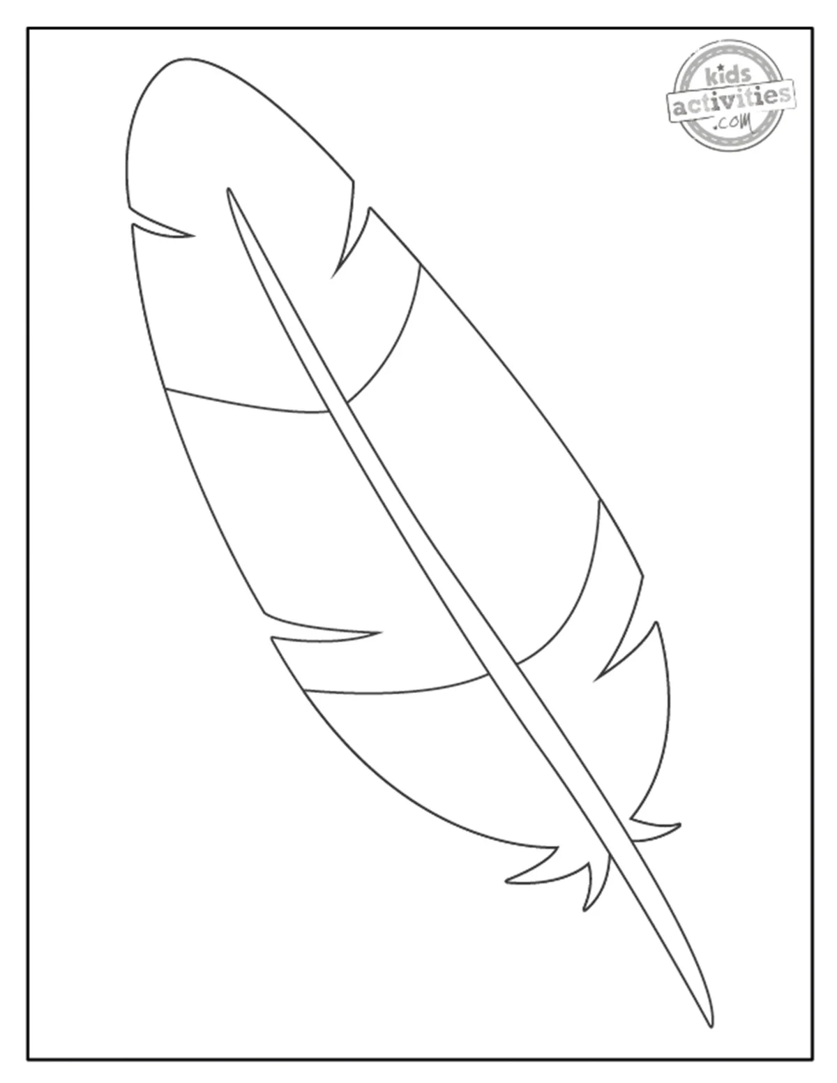 Make Thanksgiving Day Crafts With Turkey Feather Template Kids Activities Blog