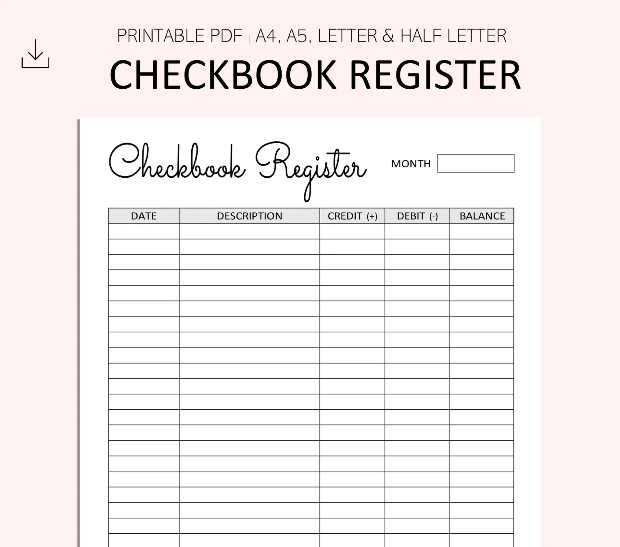 Making A Checkbook Register Template With Just A Few Steps RoyalCDKeys Making A Checkbook Register Template With Just A Few Steps RoyalCDKeys